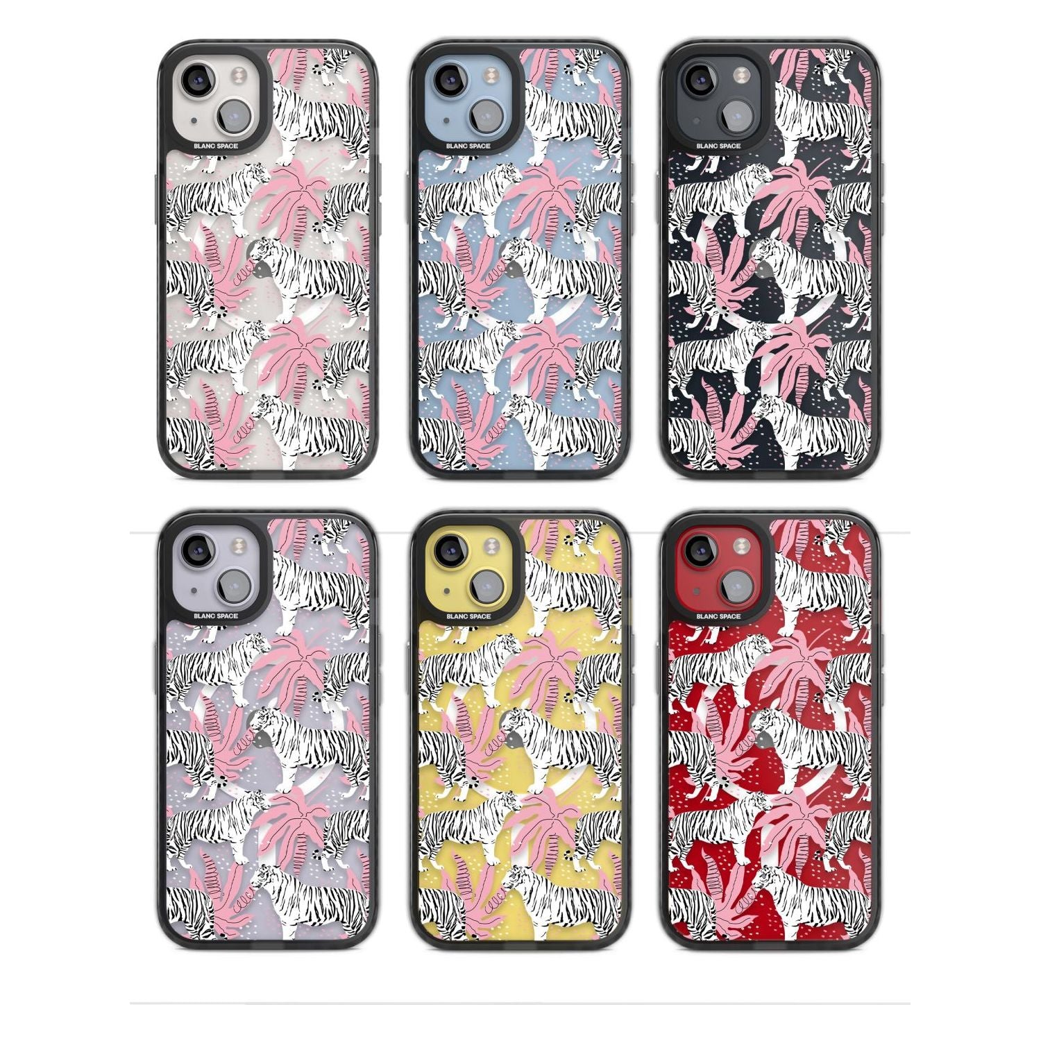 Pink & White Tropical Tigers