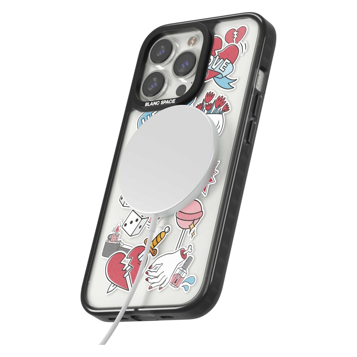 Skull & Flowers Stickers