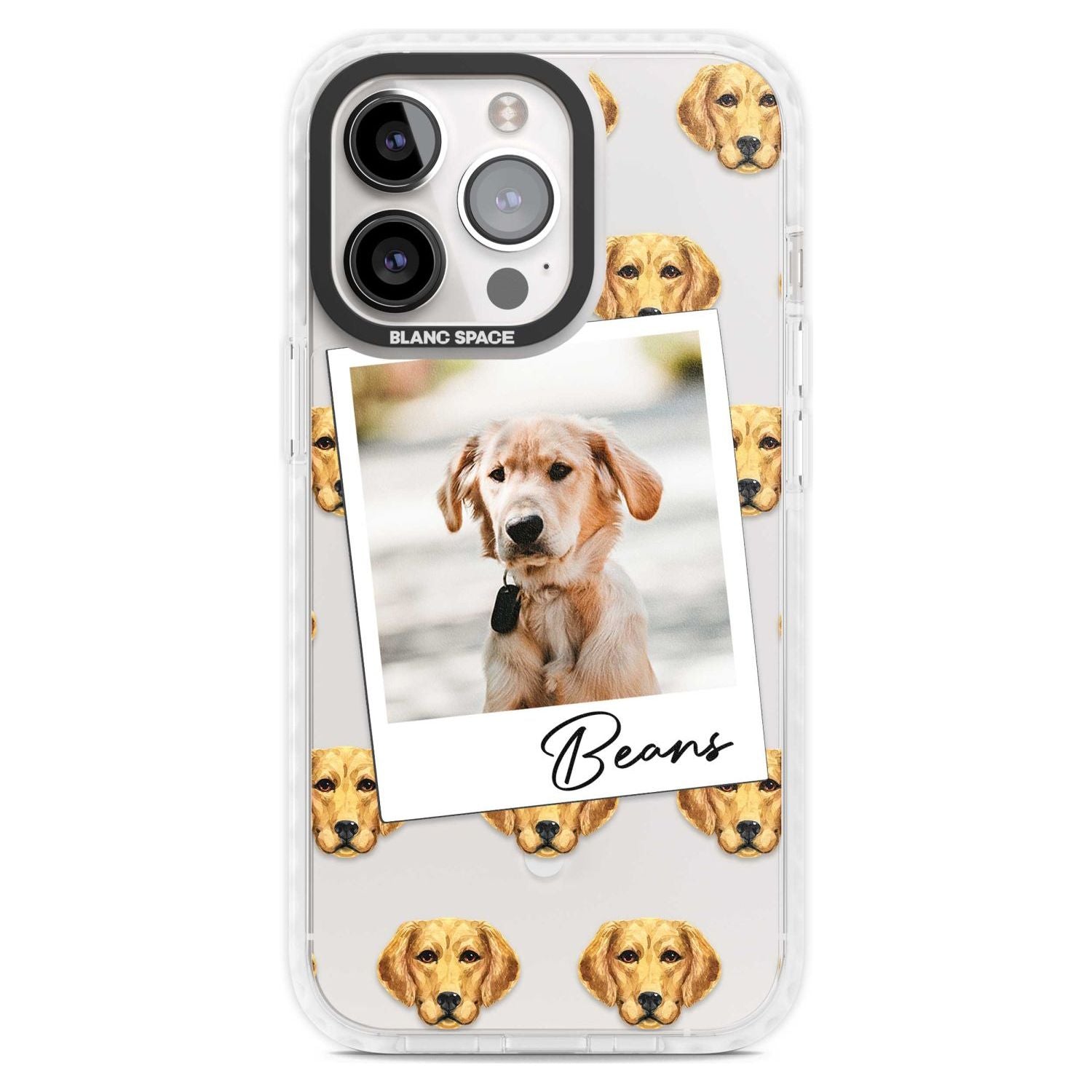 Personalised Labrador - Dog Photo Custom Phone Case iPhone 15 Pro Max / Magsafe Impact Case,iPhone 15 Pro / Magsafe Impact Case Blanc Space