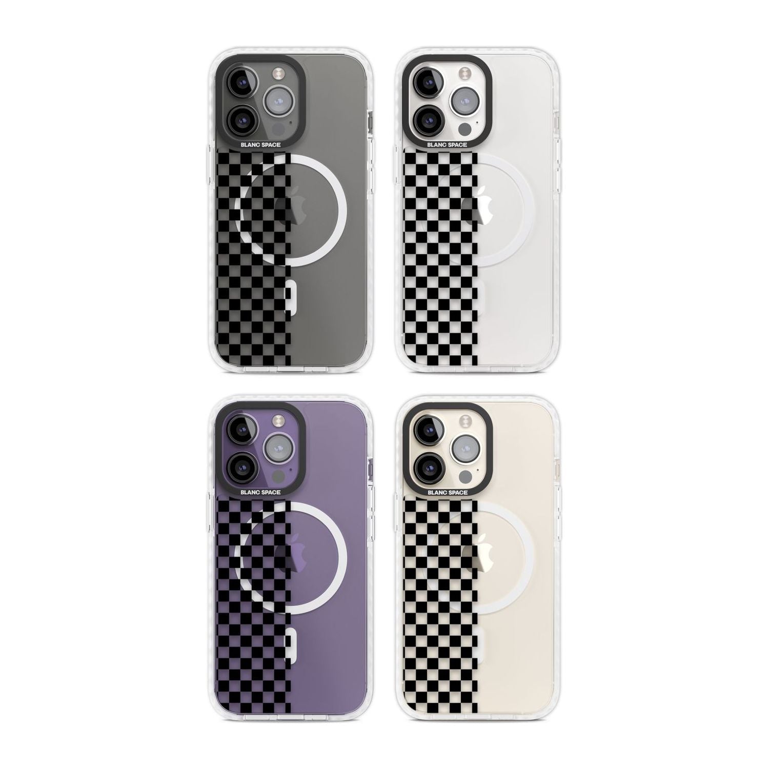 Checker: Half Black Check on Clear Phone Case iPhone 15 Pro Max / Black Impact Case,iPhone 15 Plus / Black Impact Case,iPhone 15 Pro / Black Impact Case,iPhone 15 / Black Impact Case,iPhone 15 Pro Max / Impact Case,iPhone 15 Plus / Impact Case,iPhone 15 Pro / Impact Case,iPhone 15 / Impact Case,iPhone 15 Pro Max / Magsafe Black Impact Case,iPhone 15 Plus / Magsafe Black Impact Case,iPhone 15 Pro / Magsafe Black Impact Case,iPhone 15 / Magsafe Black Impact Case,iPhone 14 Pro Max / Black Impact Case,iPhone 14