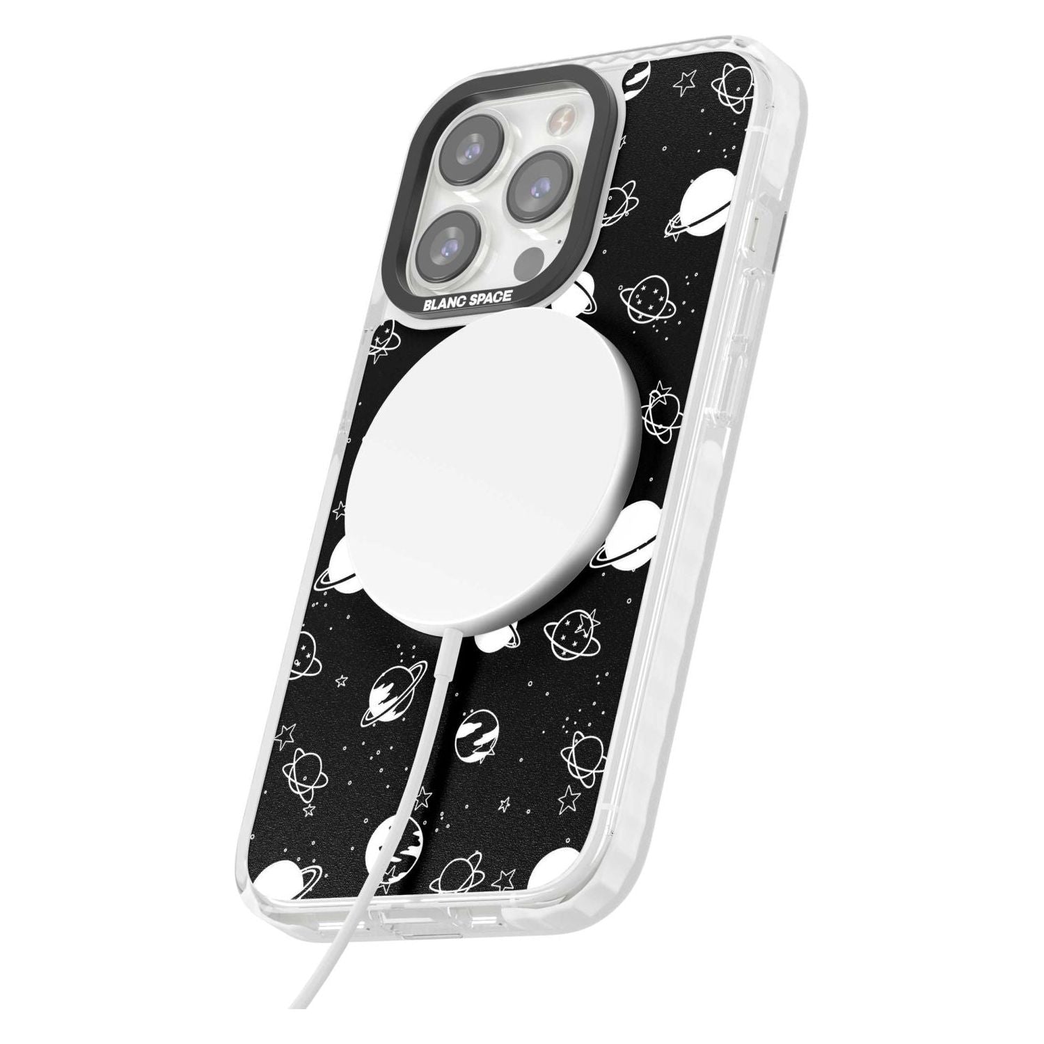 White Planets On Black