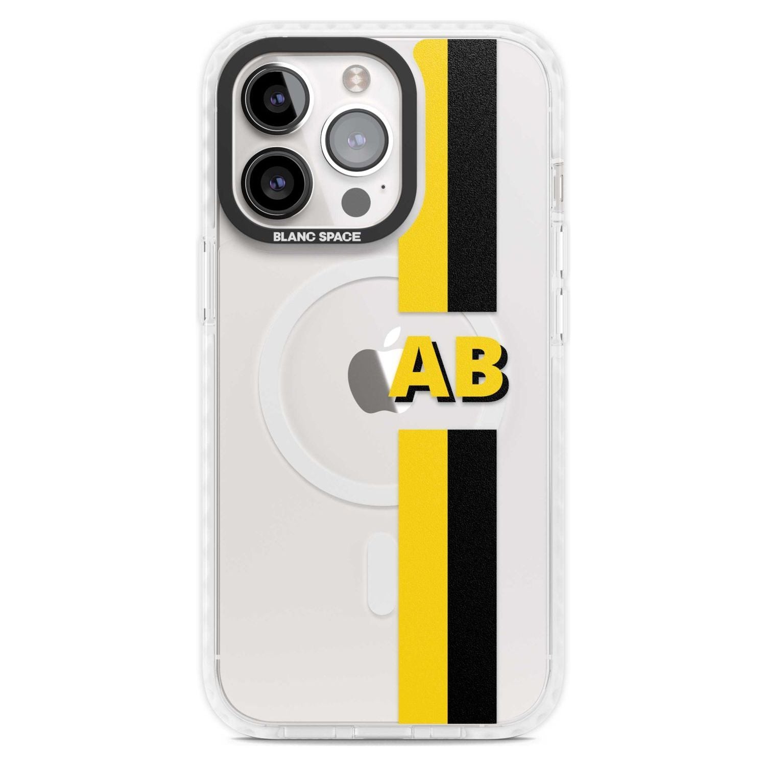 Personalised Clear Text 6F Custom Phone Case iPhone 15 Pro Max / Magsafe Impact Case,iPhone 15 Pro / Magsafe Impact Case Blanc Space