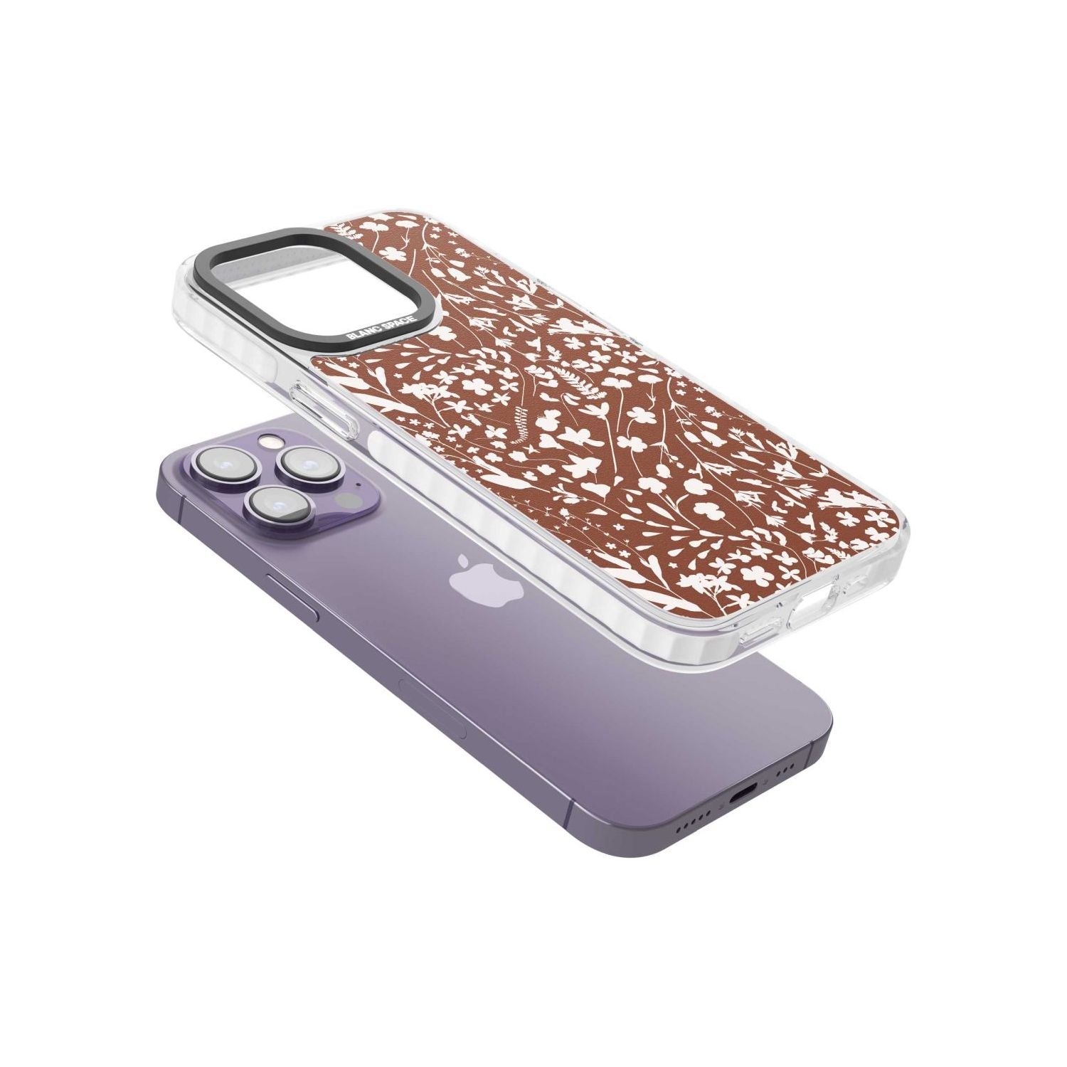 Wildflower Cluster On Terracotta