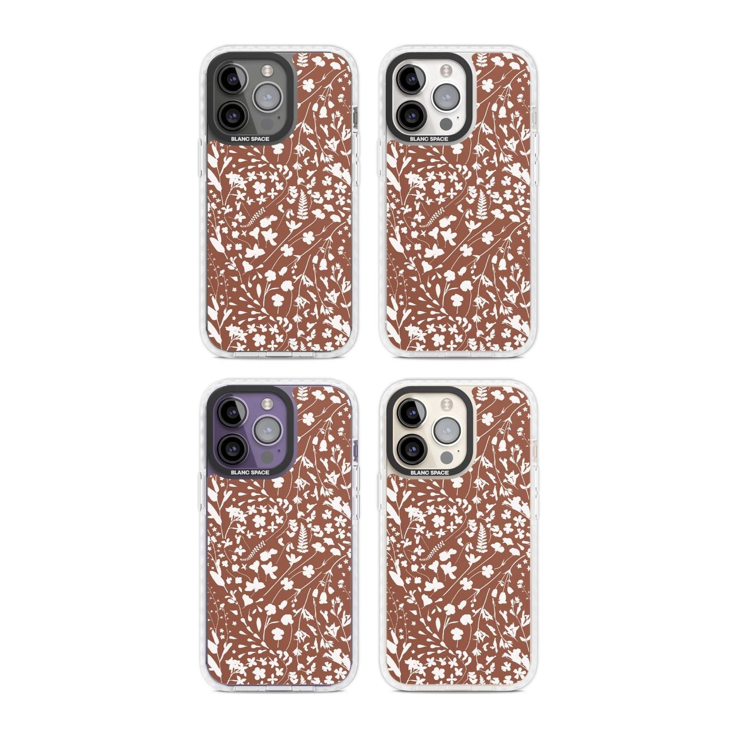 Wildflower Cluster On Terracotta