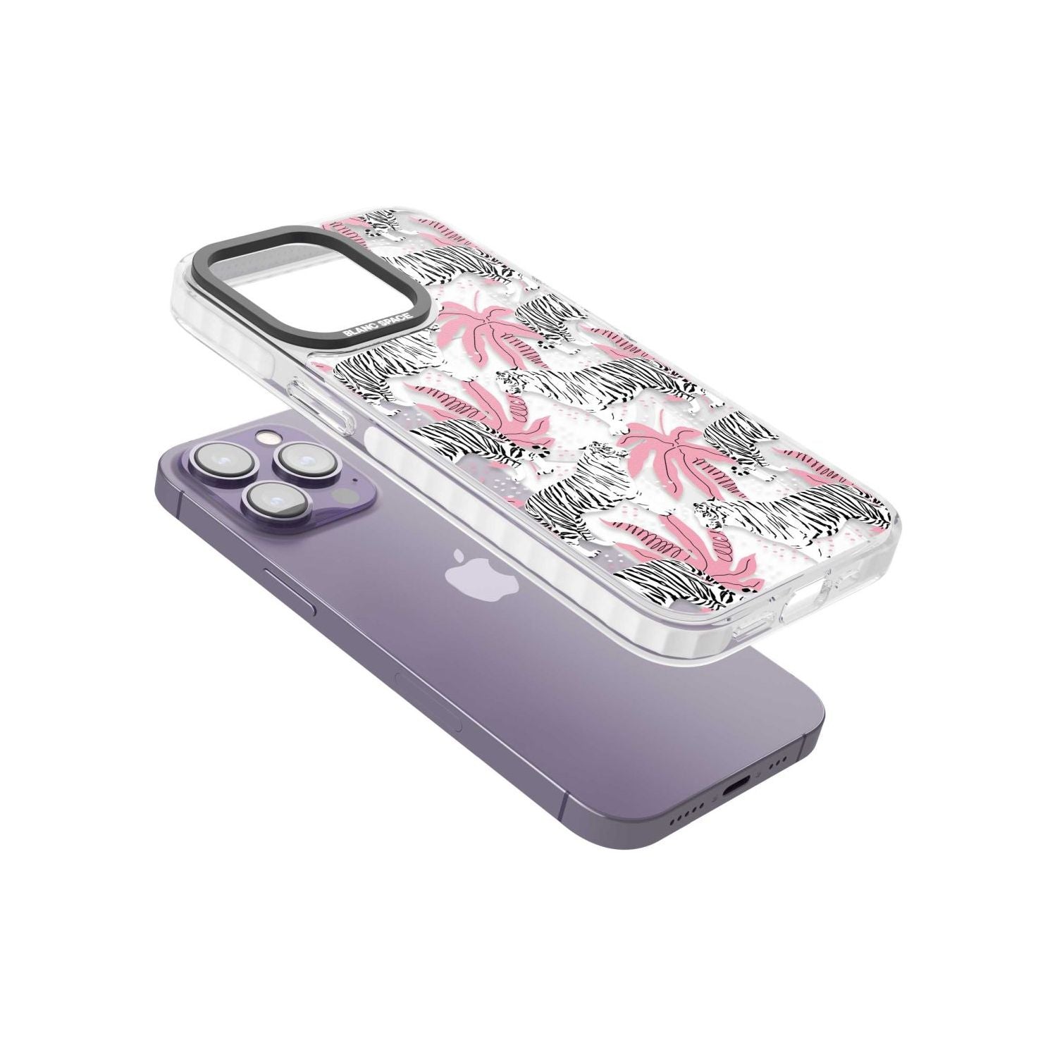 Pink & White Tropical Tigers