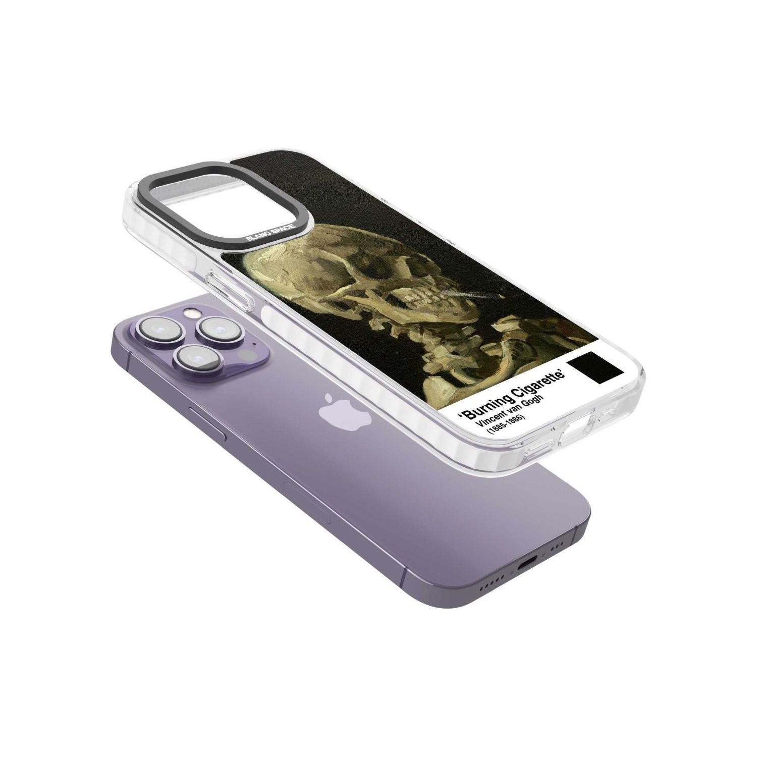 Skull Of A Skeleton With Burning Cigarette