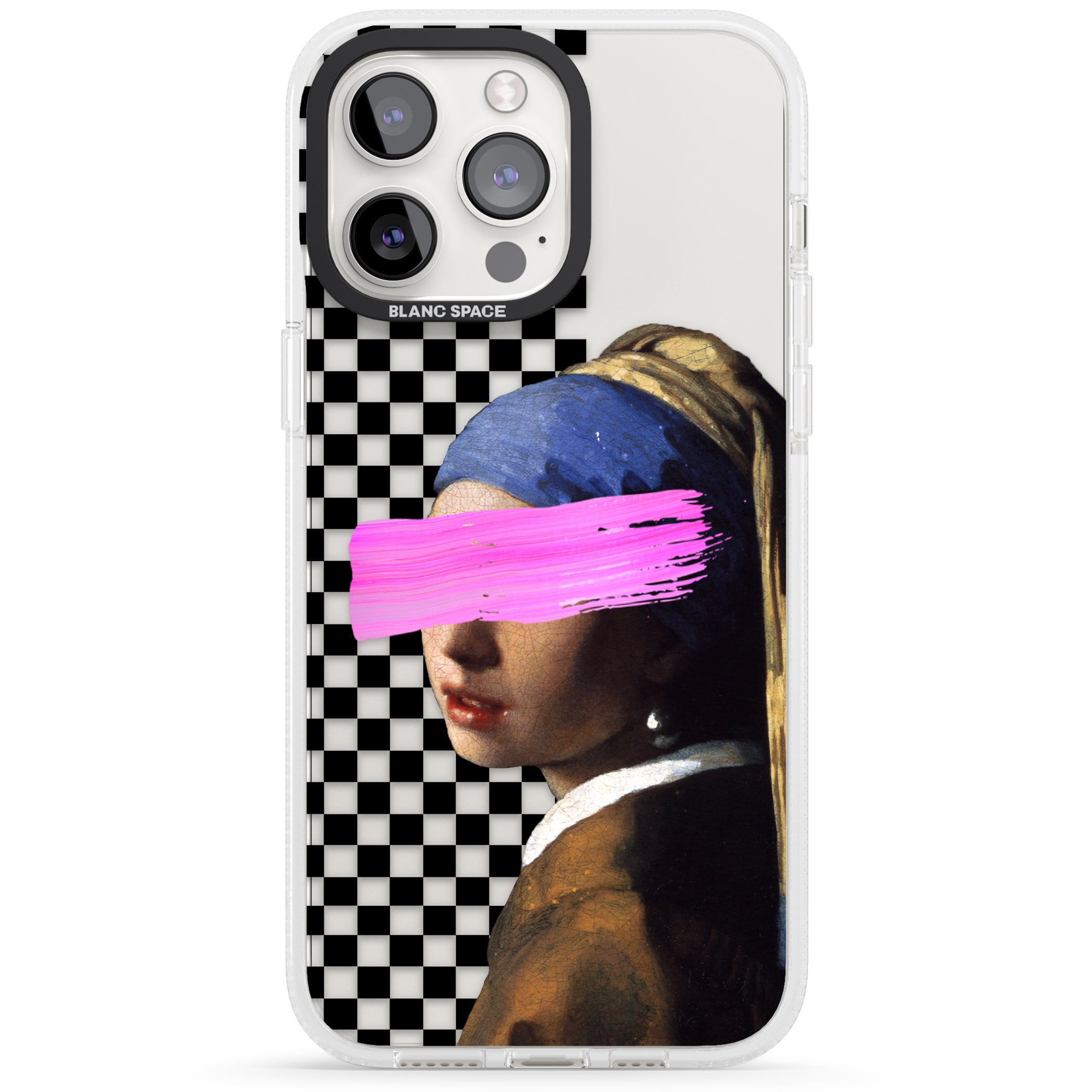 EXPERIMENTAL ERA iPhone 15 Pro Max / 15 Pro / 14 Pro Max / 14 Pro / 13 Pro Clear Case Impact Air - Blanc Space