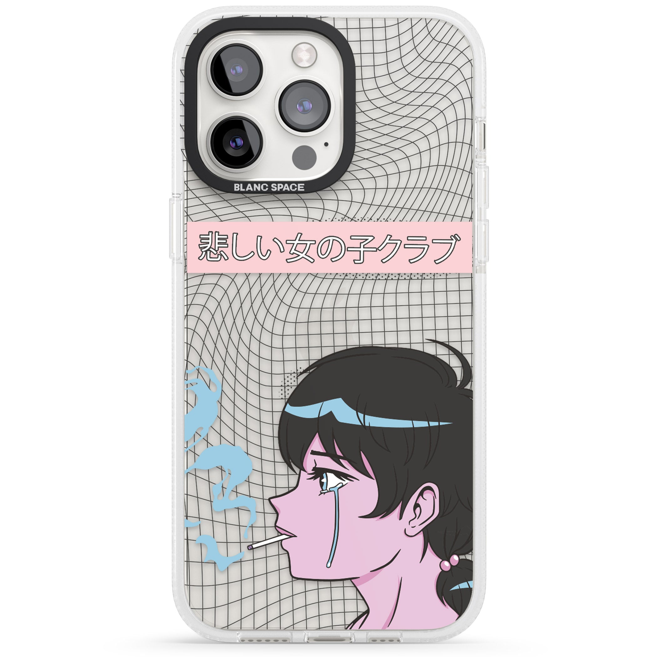 Lost Love iPhone 15 Pro Max / 15 Pro / 14 Pro Max / 14 Pro / 13 Pro Clear Case Impact Air - Blanc Space