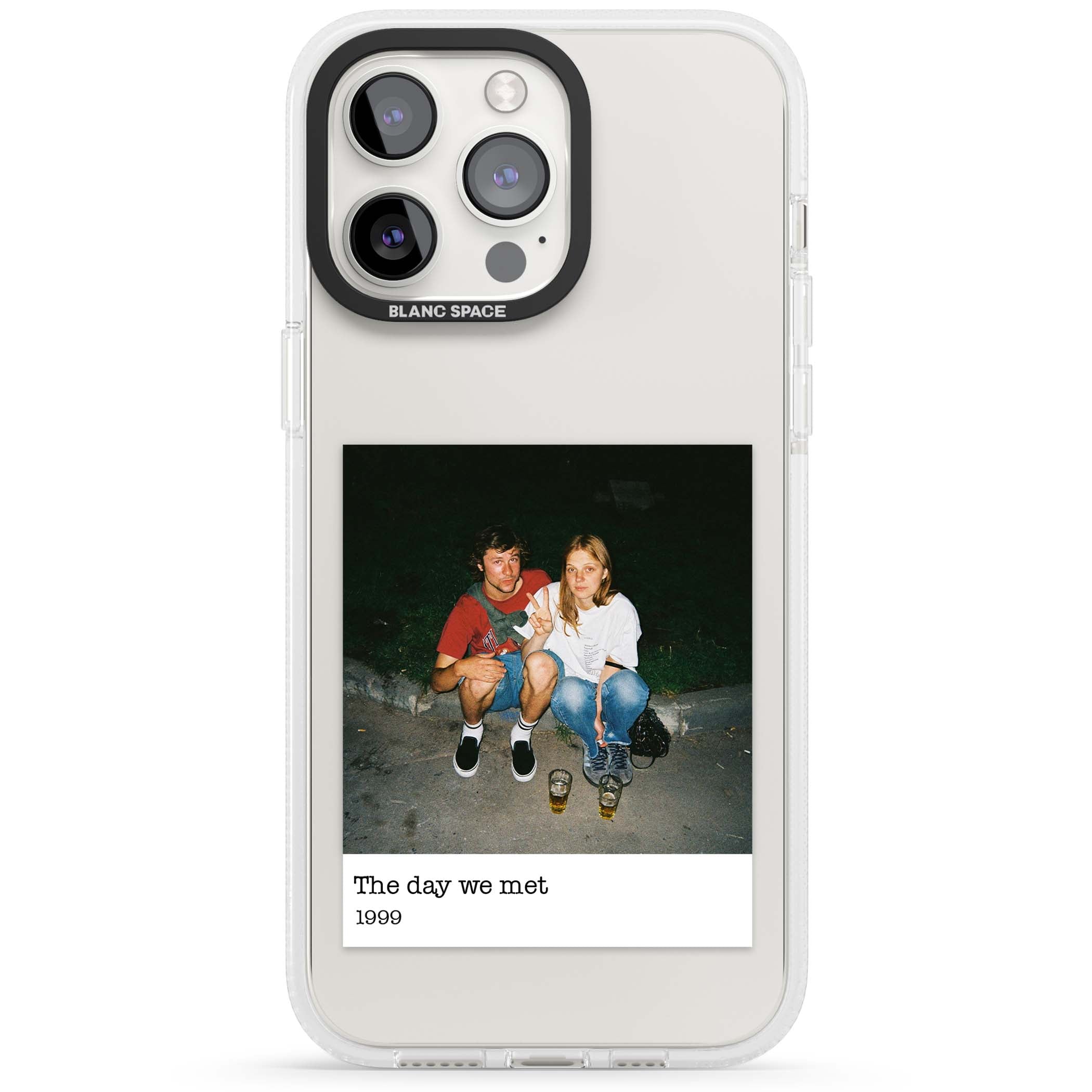 Photo Memory minimal iPhone case | Clear Case Impact Air case for iPhone 15 Pro, iPhone 15 Pro Max