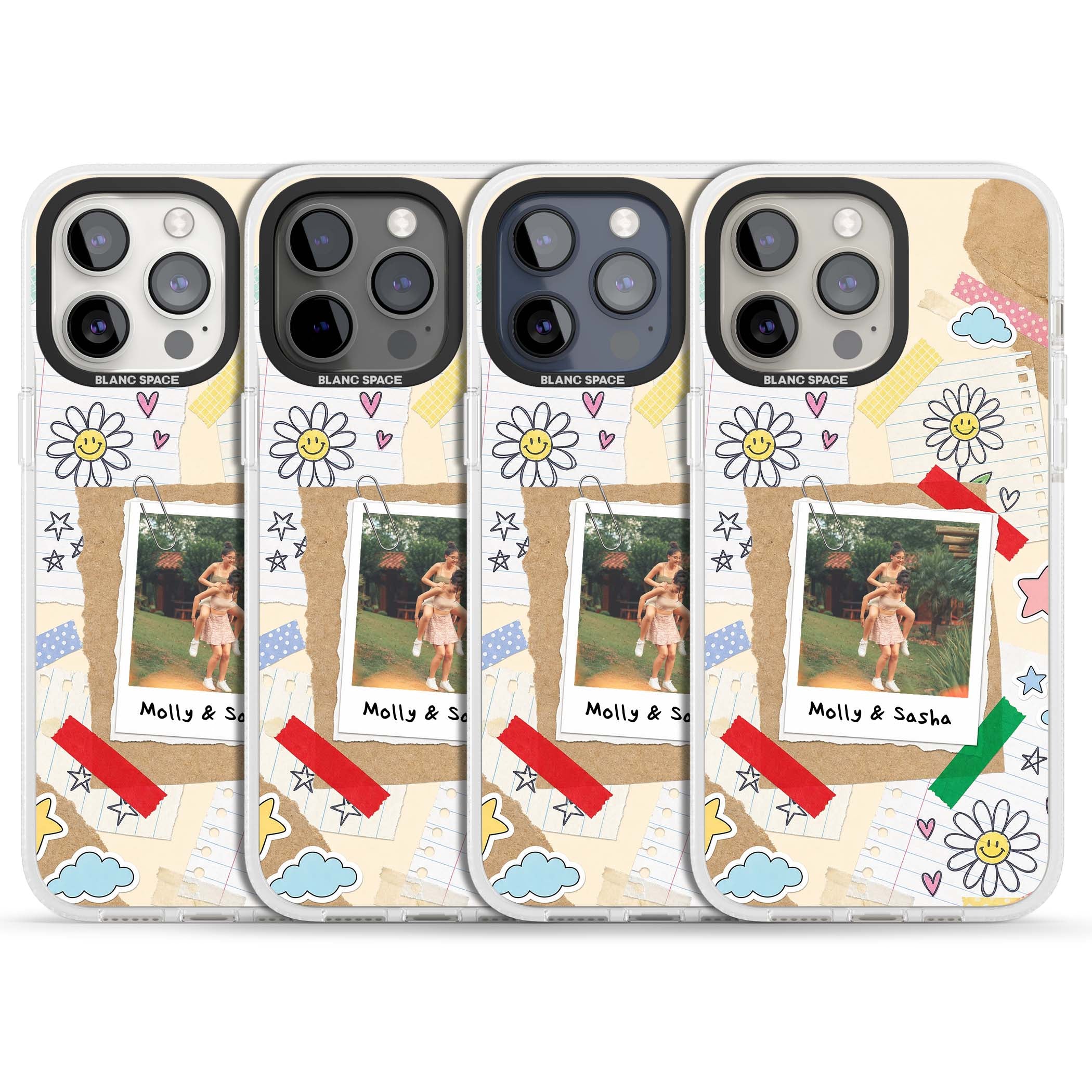 Scrapbook Photo coquette iPhone case | Clear Case Impact Air case for iPhone 15 Pro, iPhone 15 Pro Max