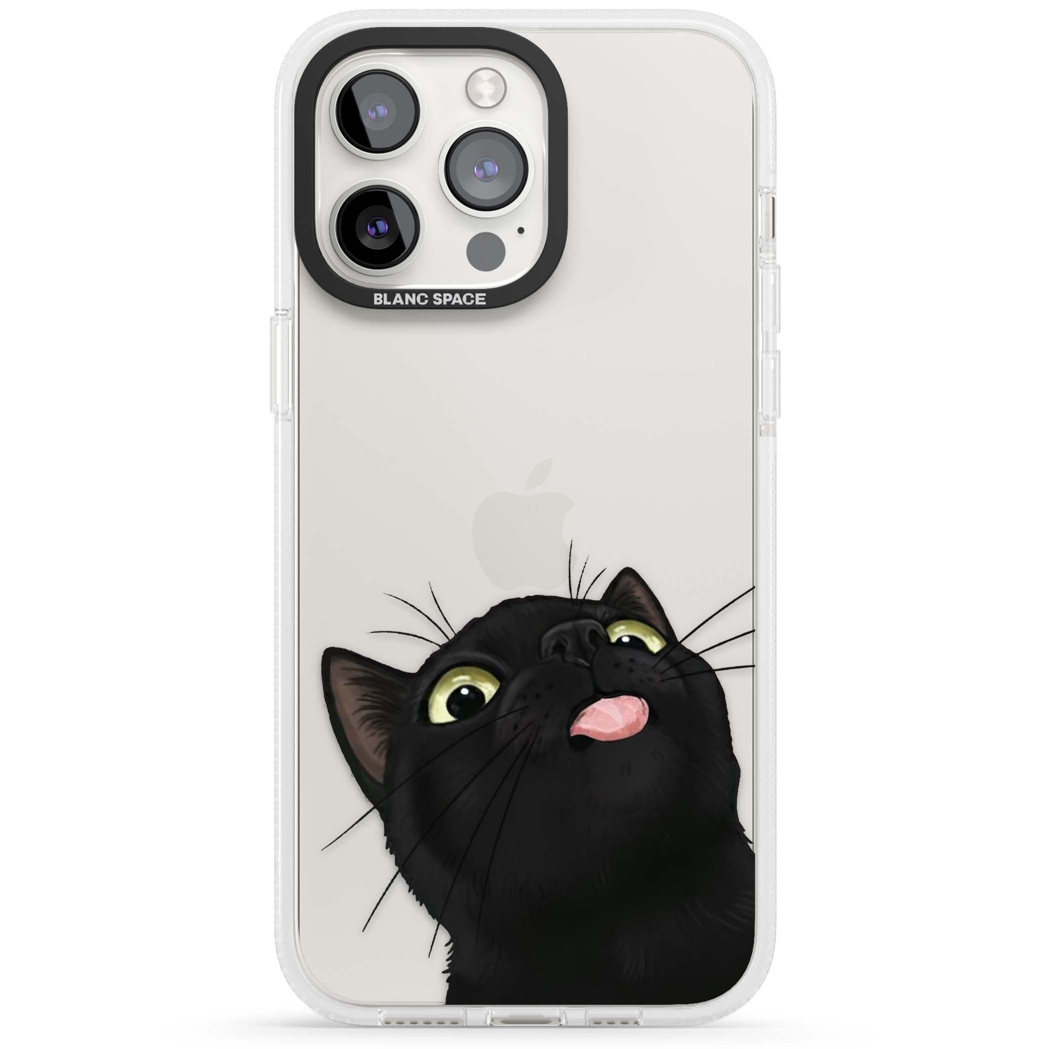 Black Cat Energy for her iPhone case | Clear Case Impact Air case for iPhone 15 Pro, iPhone 15 Pro Max