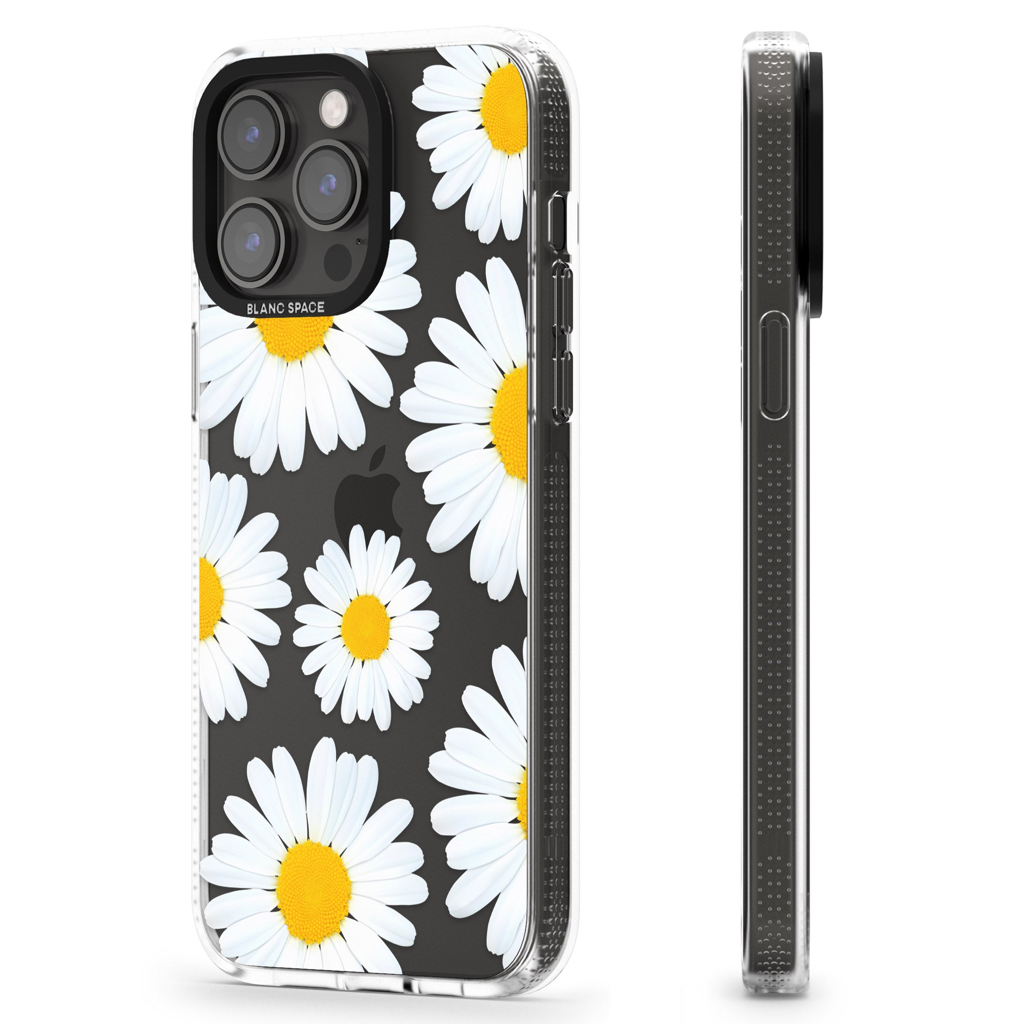 Summer Daisy iPhone 15 Pro Max / 15 Pro / 14 Pro Max / 14 Pro / 13 Pro Clear Case Impact Air - Blanc Space