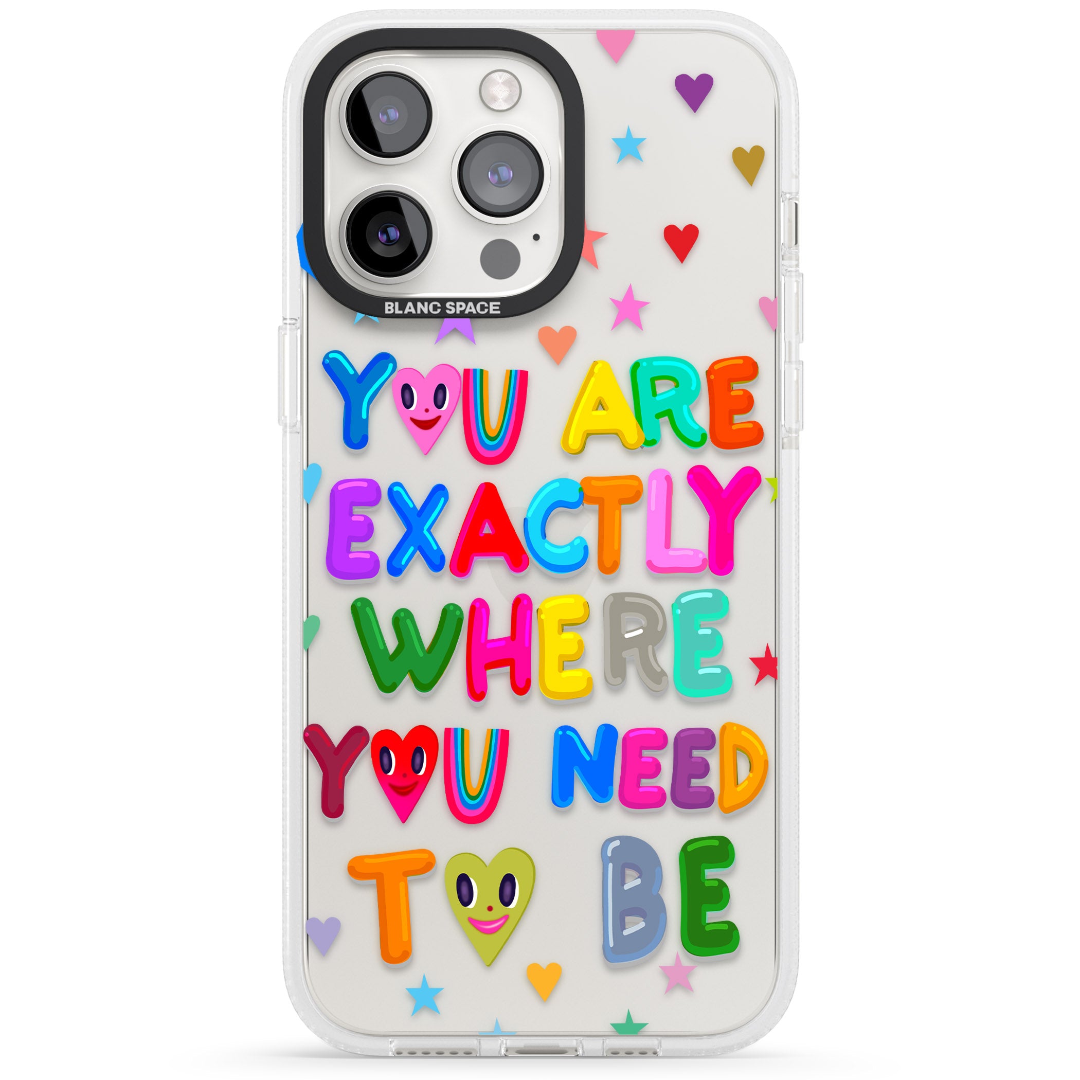 Exactly Where You Need To be iPhone 15 Pro Max / 15 Pro / 14 Pro Max / 14 Pro / 13 Pro Clear Case Impact Air - Blanc Space