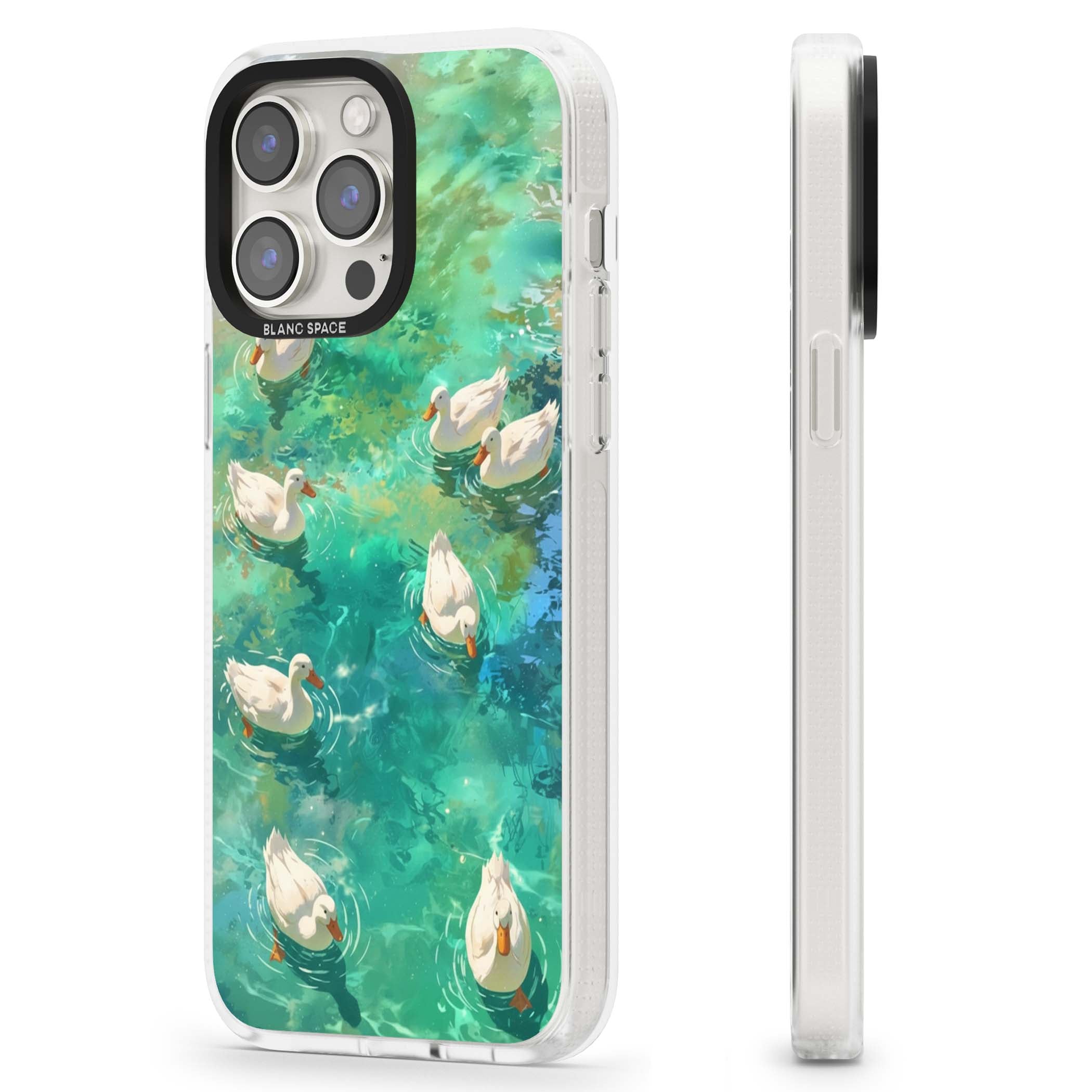 Ducks In The Pond for her iPhone case | Clear Case Impact Air case for iPhone 15 Pro, iPhone 15 Pro Max
