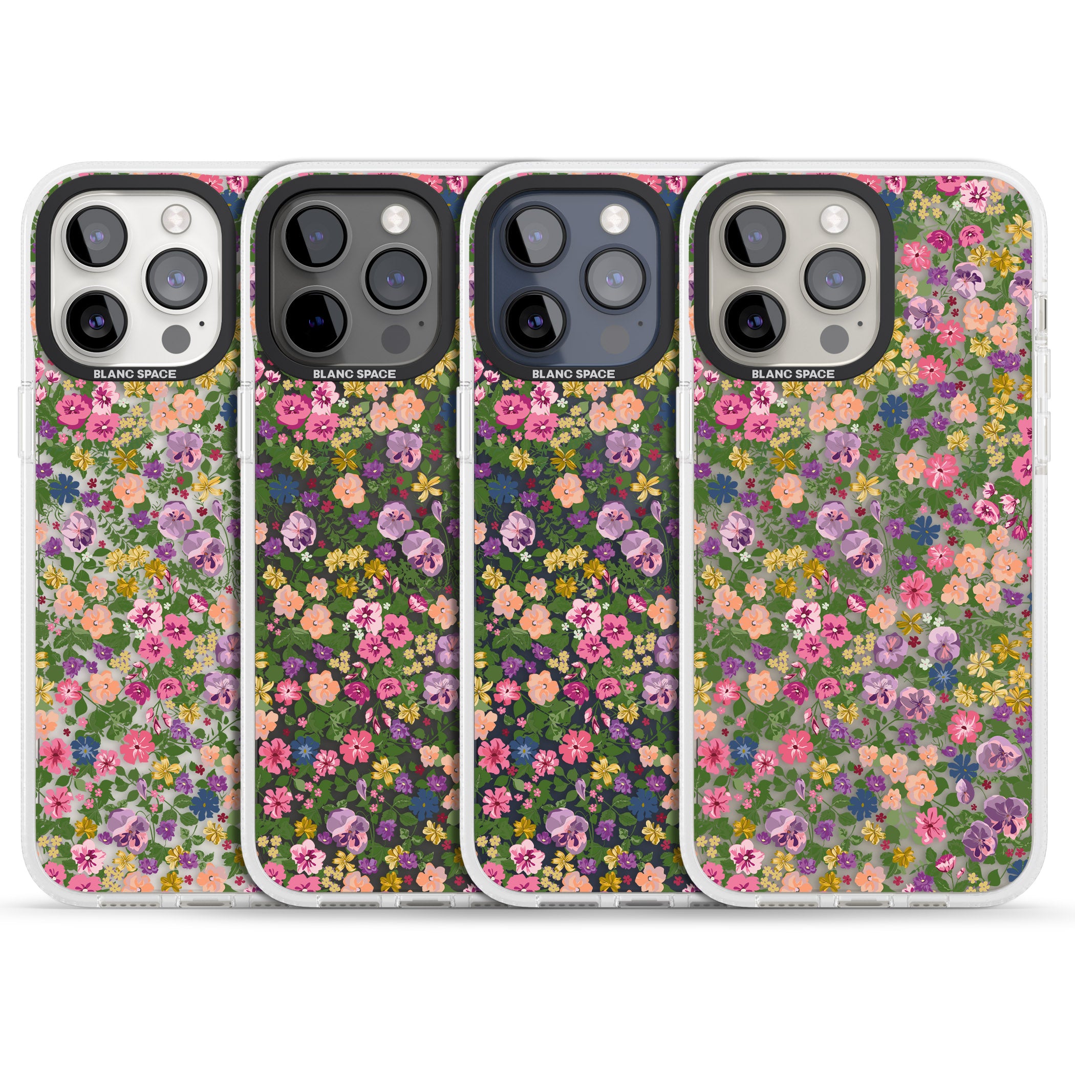 Lake Como Meadow iPhone 15 Pro Max / 15 Pro / 14 Pro Max / 14 Pro / 13 Pro Clear Case Impact Air - Blanc Space