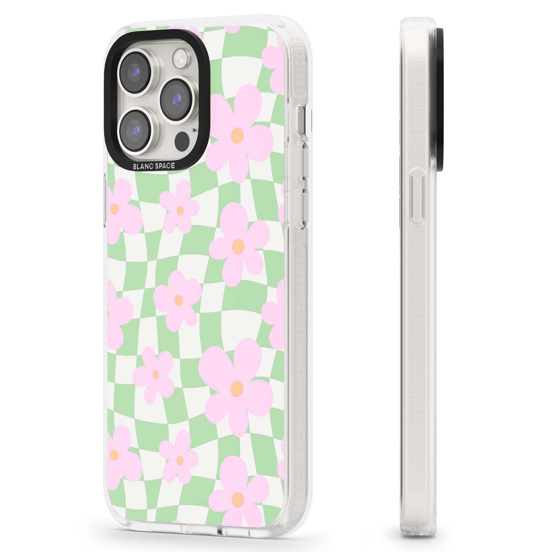 Spring Picnic iPhone 15 Pro Max / 15 Pro / 14 Pro Max / 14 Pro / 13 Pro Clear Case Impact Air - Blanc Space