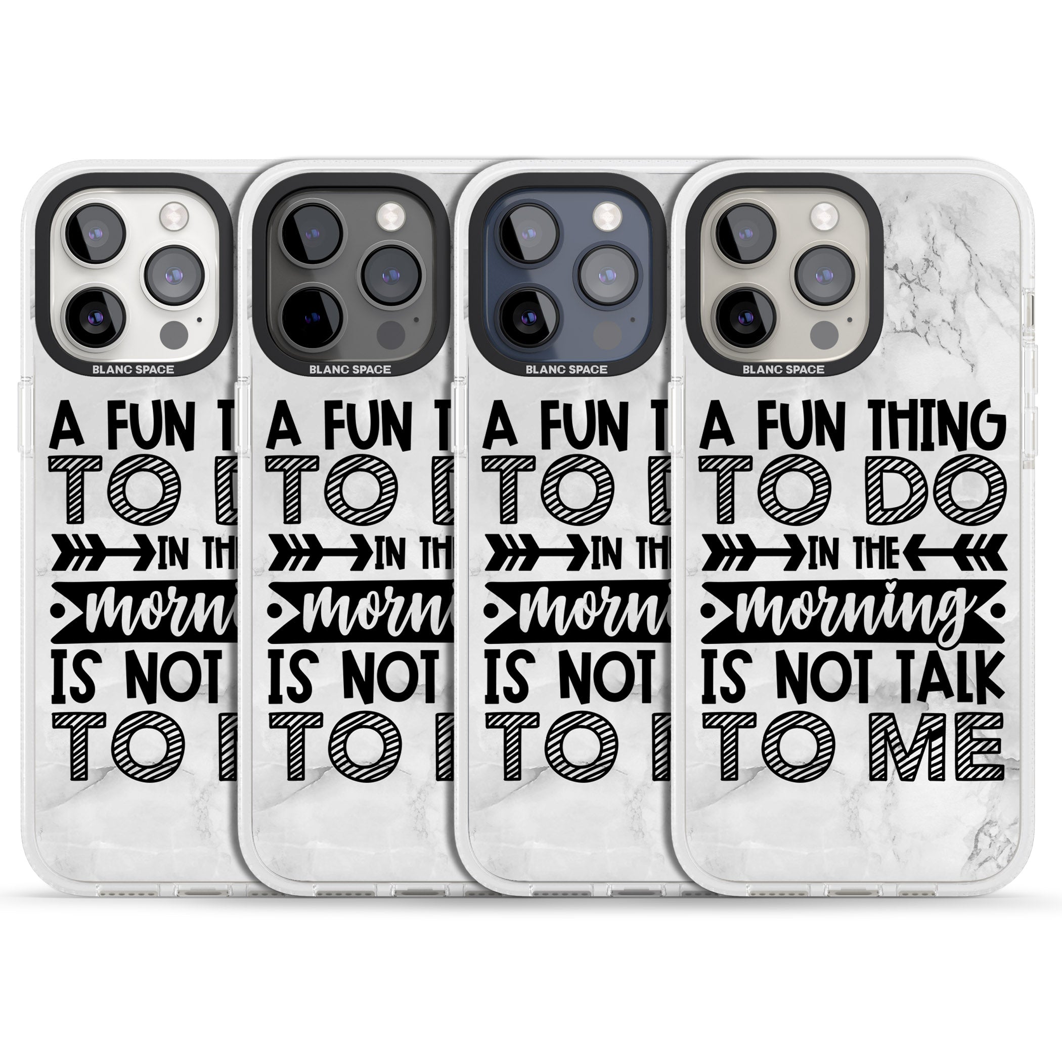 A Fun thing to do iPhone 15 Pro Max / 15 Pro / 14 Pro Max / 14 Pro / 13 Pro Clear Case Impact Air - Blanc Space