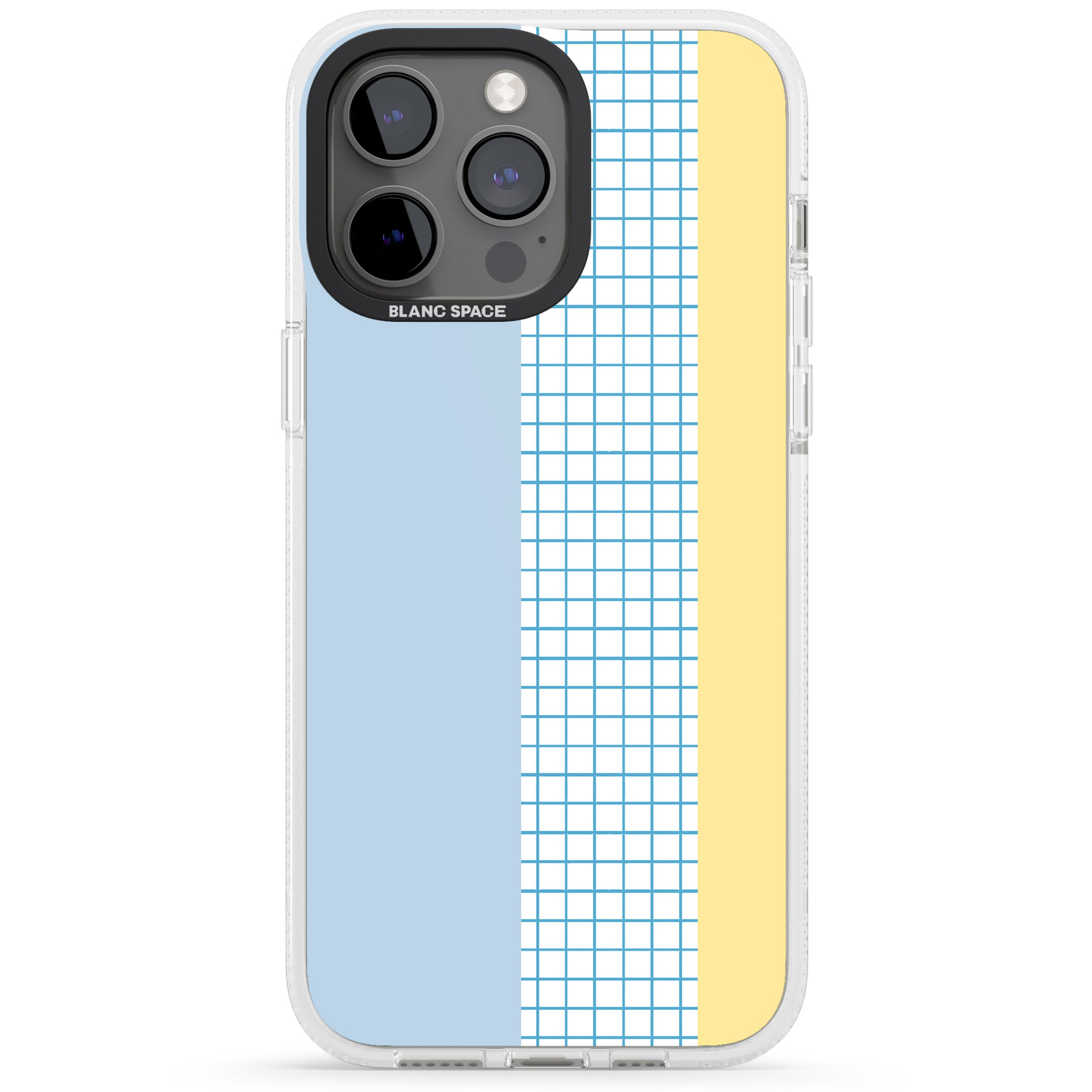 Abstract Grid Blue & Yellow