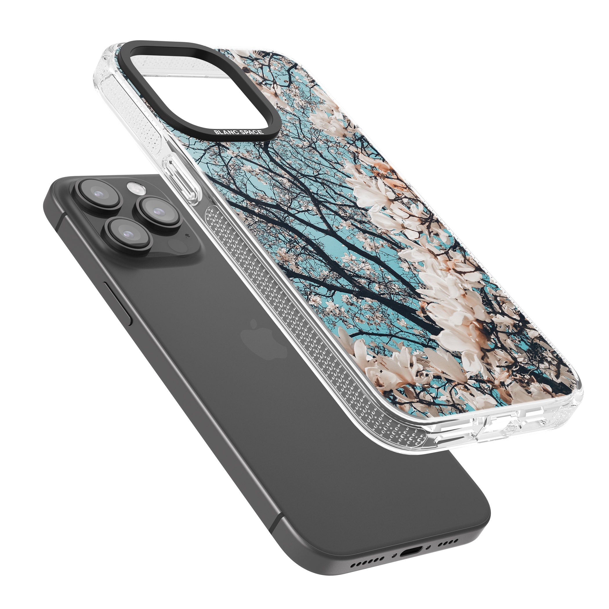 Magnolia Tree Photograph iPhone 15 Pro Max / 15 Pro / 14 Pro Max / 14 Pro / 13 Pro Clear Case Impact Air - Blanc Space