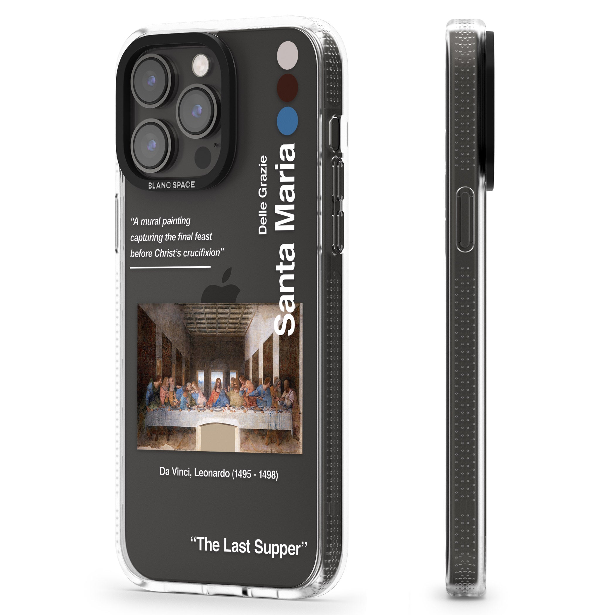 The Last Supper iPhone 15 Pro Max / 15 Pro / 14 Pro Max / 14 Pro / 13 Pro Clear Case Impact Air - Blanc Space
