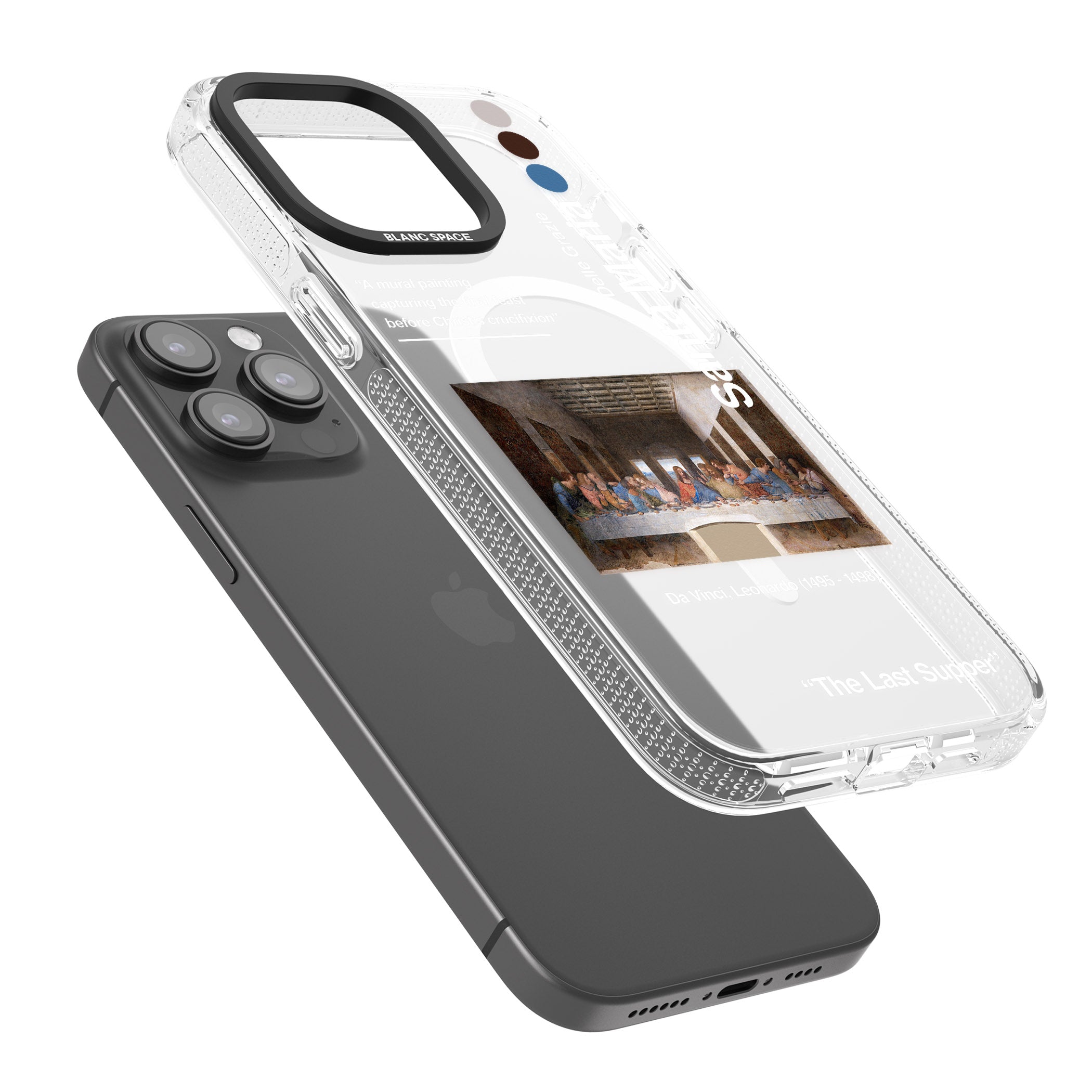 The Last Supper iPhone 15 Pro Max / 15 Pro / 14 Pro Max / 14 Pro / 13 Pro Clear Case Impact Air - Blanc Space