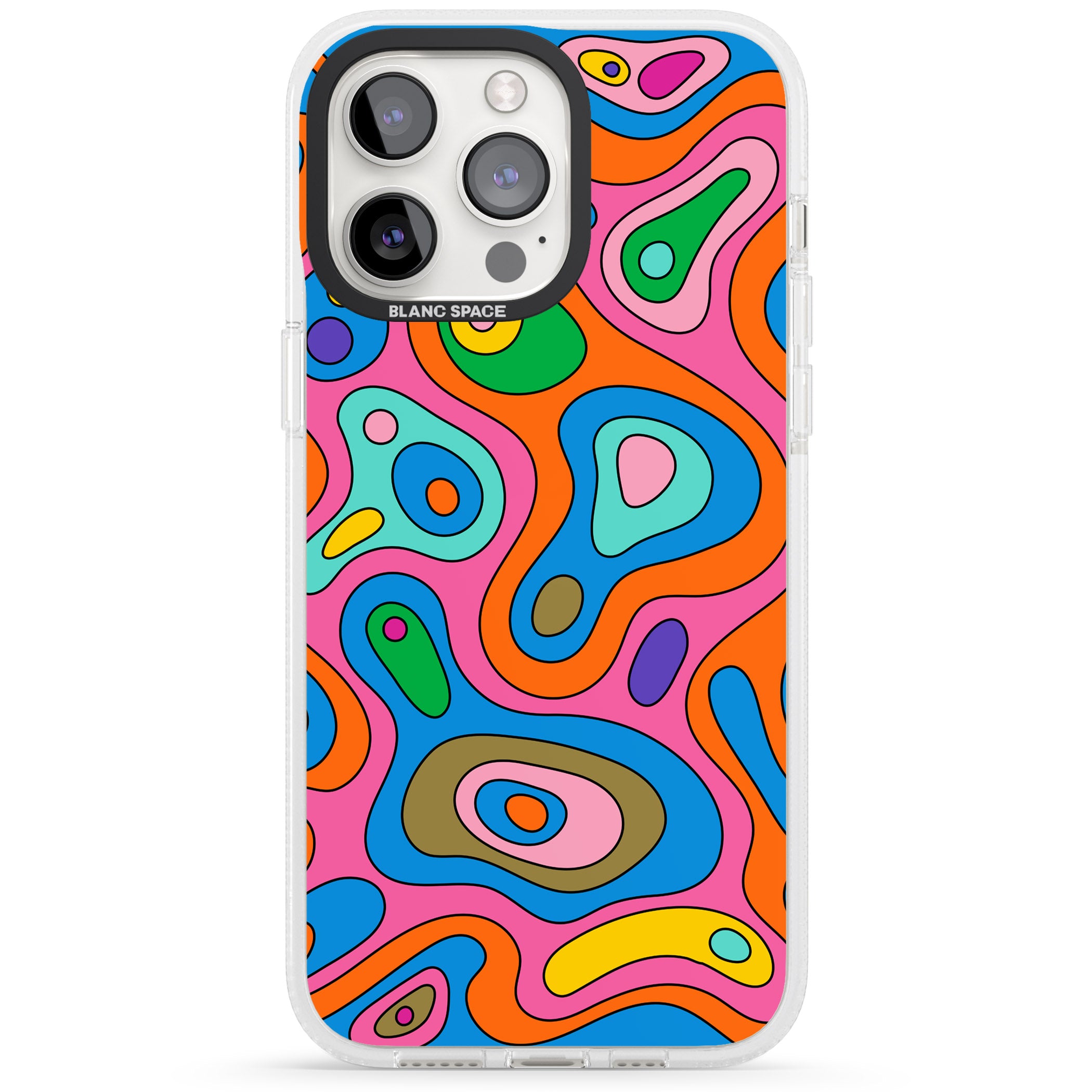 Euphoria iPhone 15 Pro Max / 15 Pro / 14 Pro Max / 14 Pro / 13 Pro Clear Case Impact Air - Blanc Space