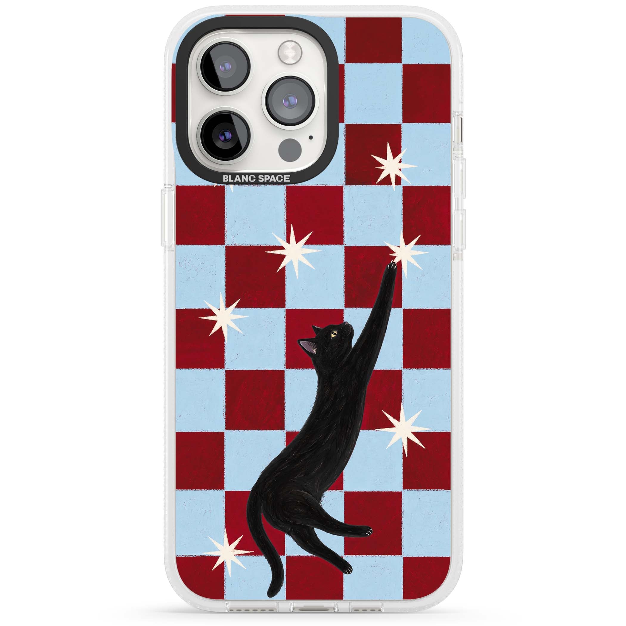 Starlit Kitty animals iPhone case | Clear Case Impact Air case for iPhone 15 Pro, iPhone 15 Pro Max