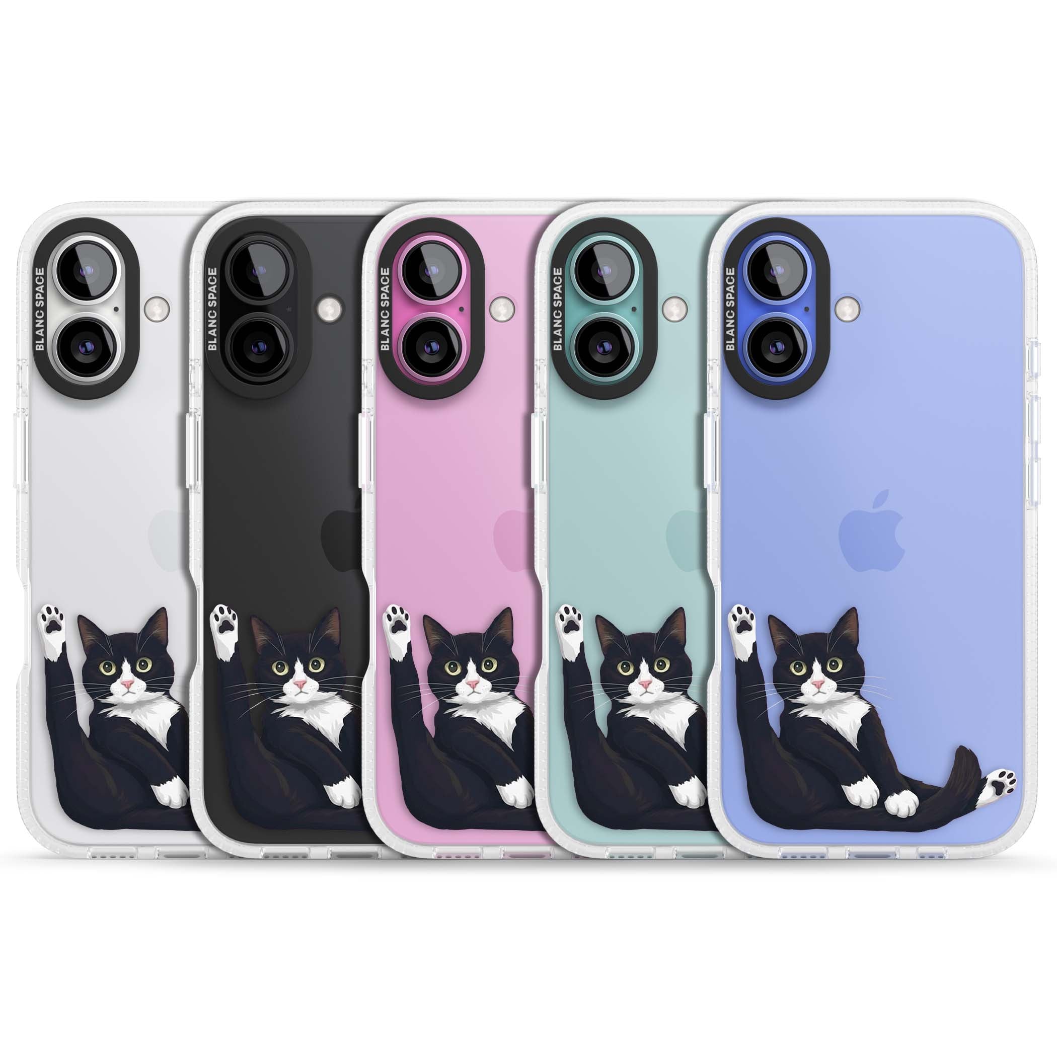 Mid-Groom Cat animals iPhone case | Clear Case Impact Air case for iPhone 16, iPhone 16 Plus