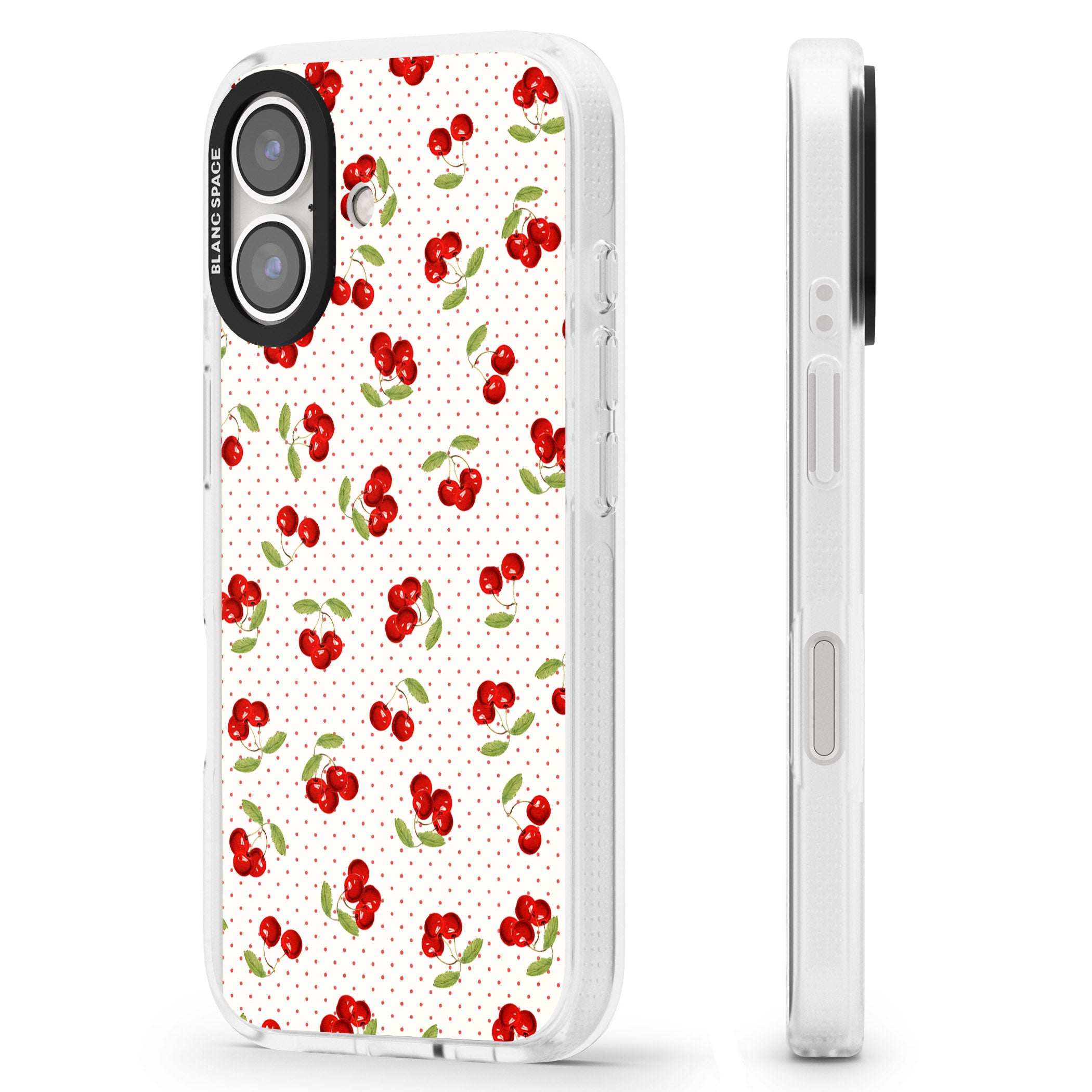 Cherry Picking iPhone 16 / 16 Plus Clear Case Impact Air - Blanc Space