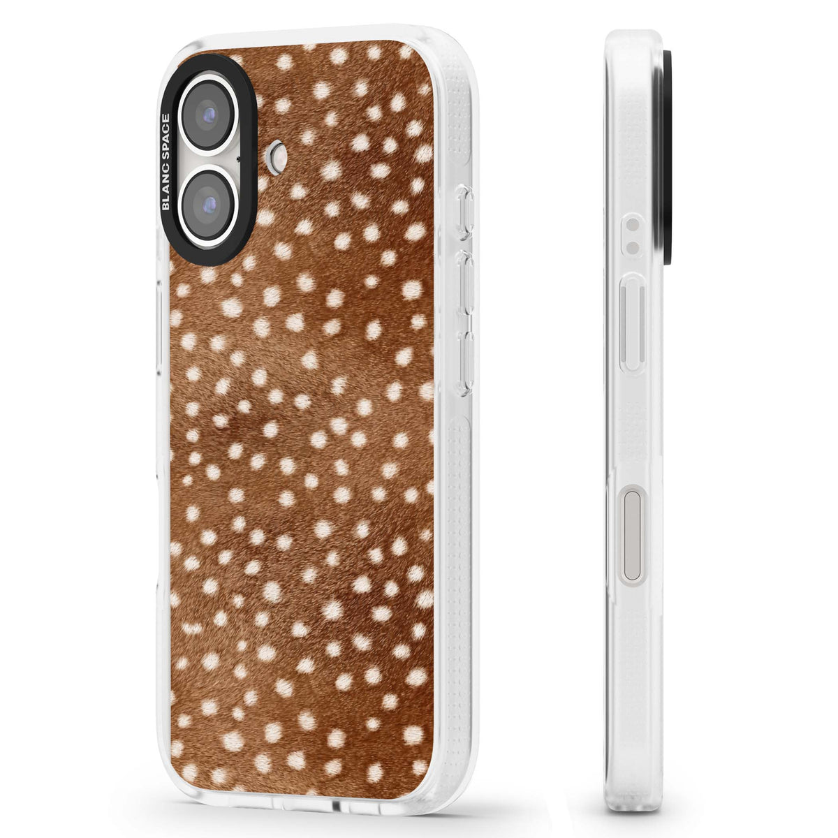 Deer Print animals iPhone case | Clear Case Impact Air case for iPhone 16, iPhone 16 Plus