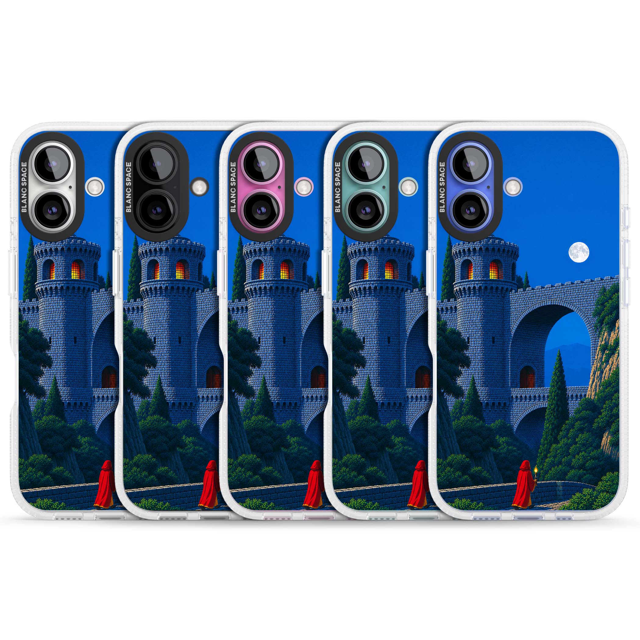 Castle Walls art iPhone case | Clear Case Impact Air case for iPhone 16, iPhone 16 Plus