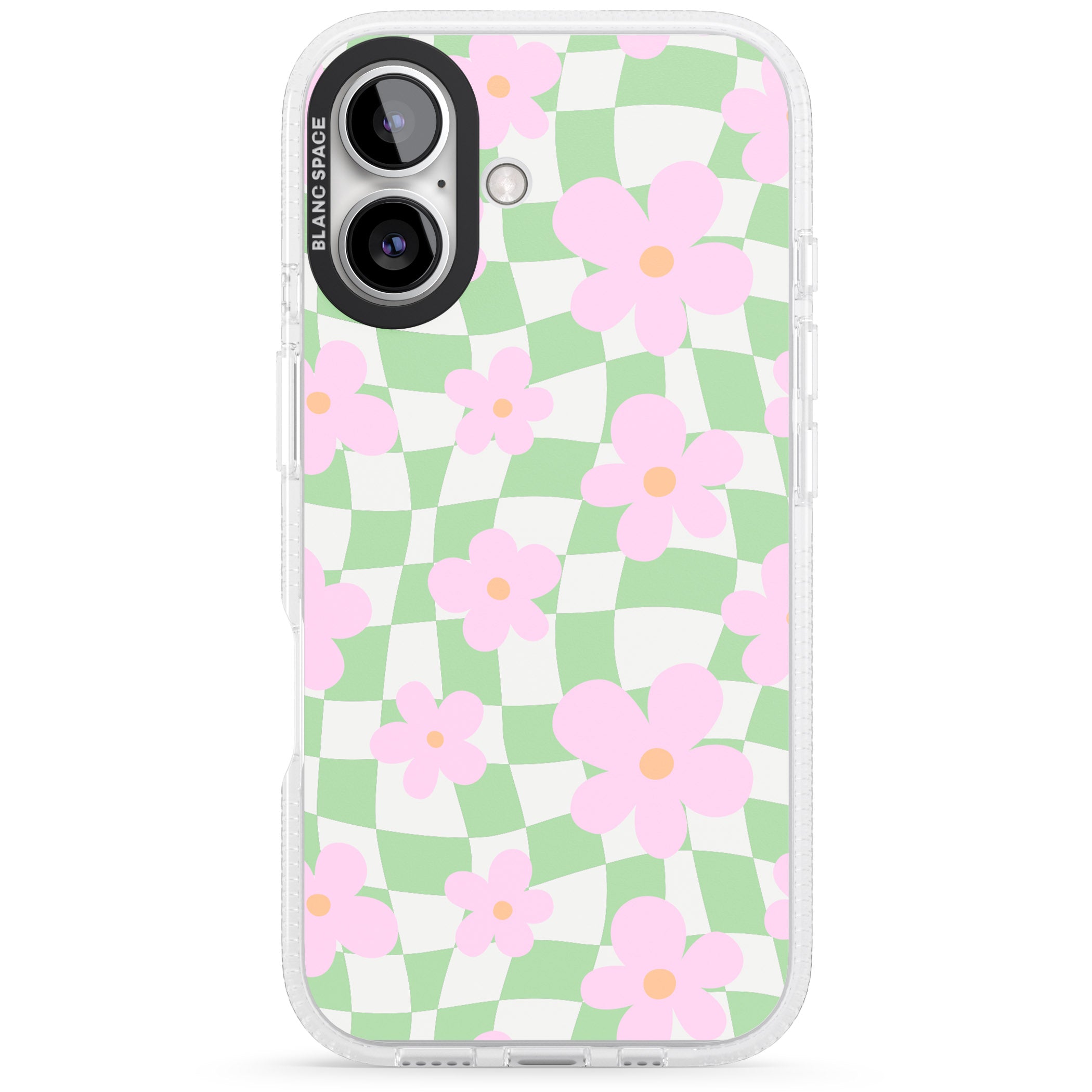 Spring Picnic iPhone 16 / 16 Plus Clear Case Impact Air - Blanc Space