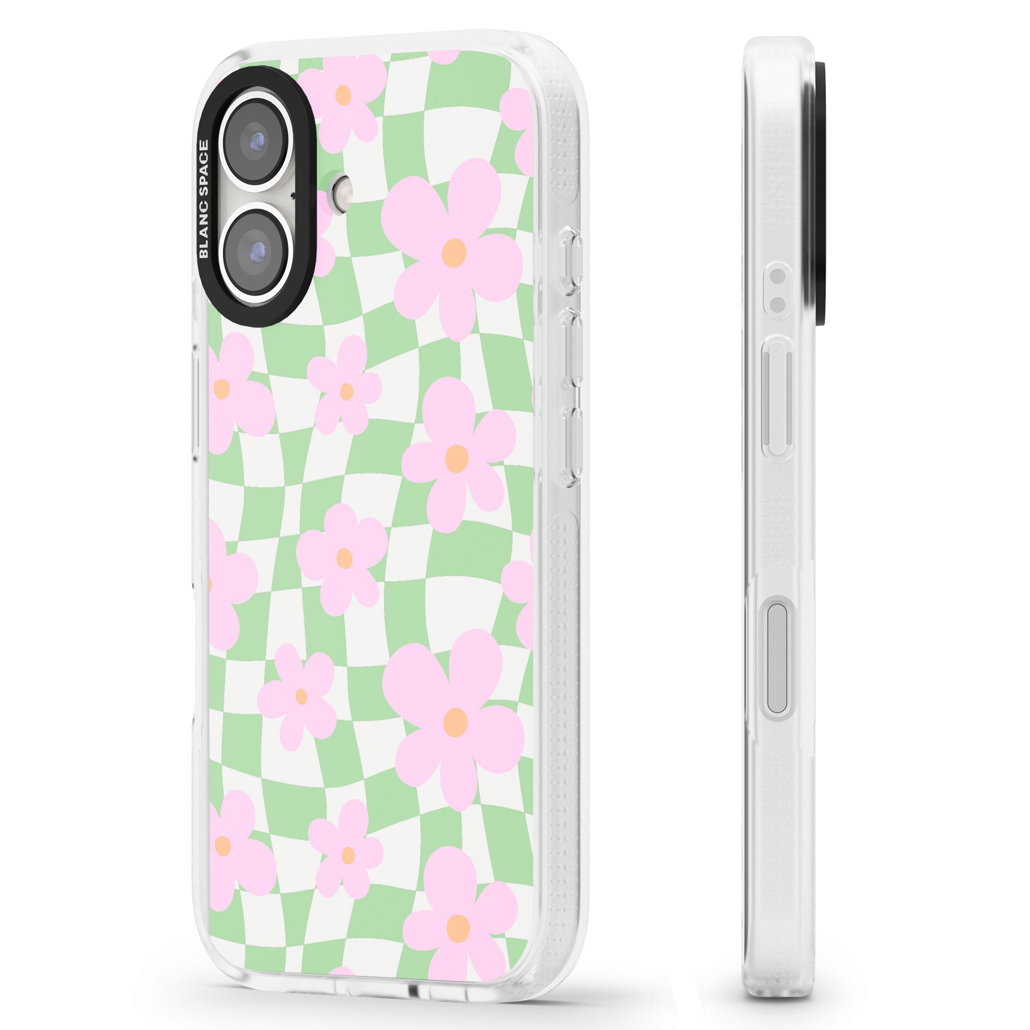 Spring Picnic iPhone 16 / 16 Plus Clear Case Impact Air - Blanc Space