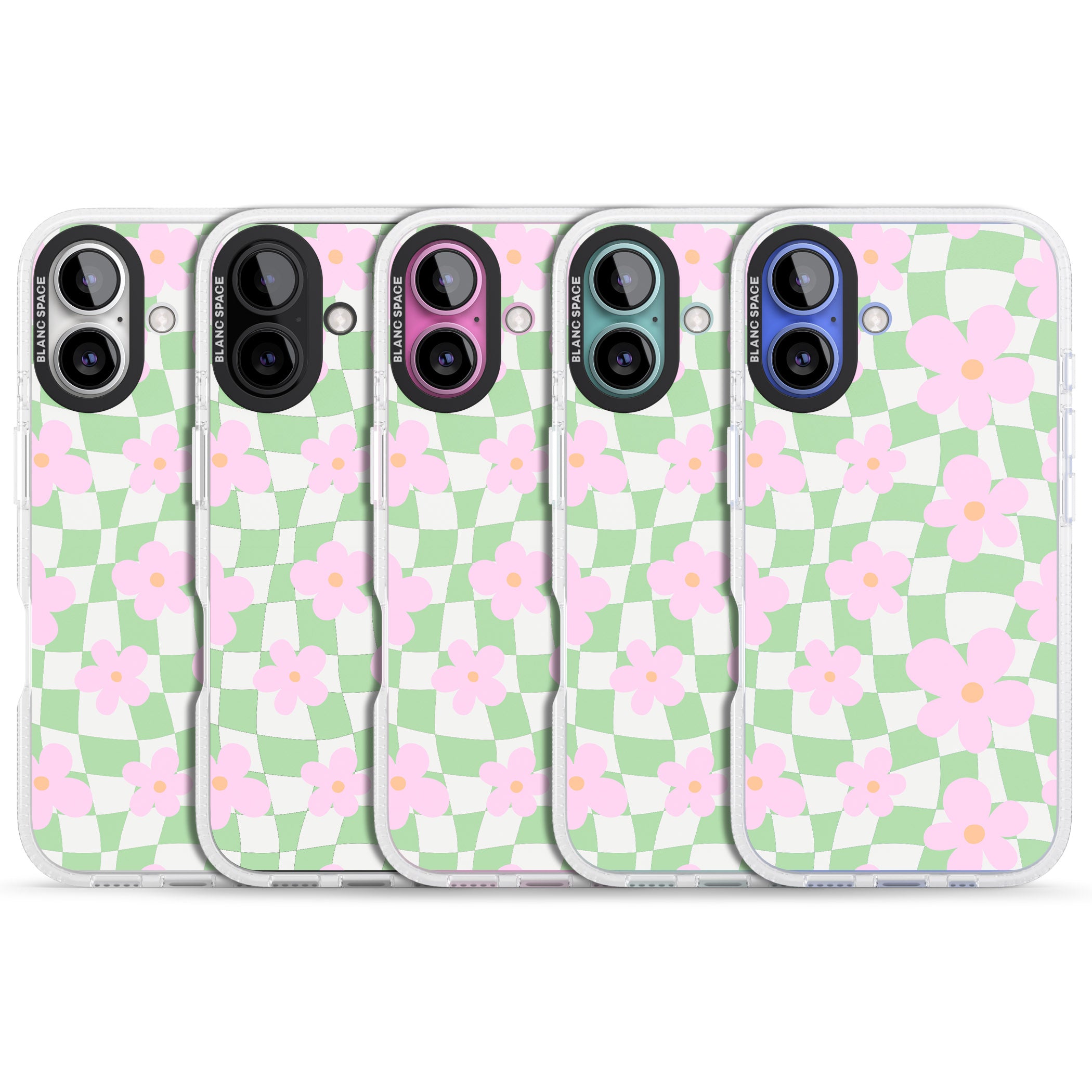 Spring Picnic iPhone 16 / 16 Plus Clear Case Impact Air - Blanc Space