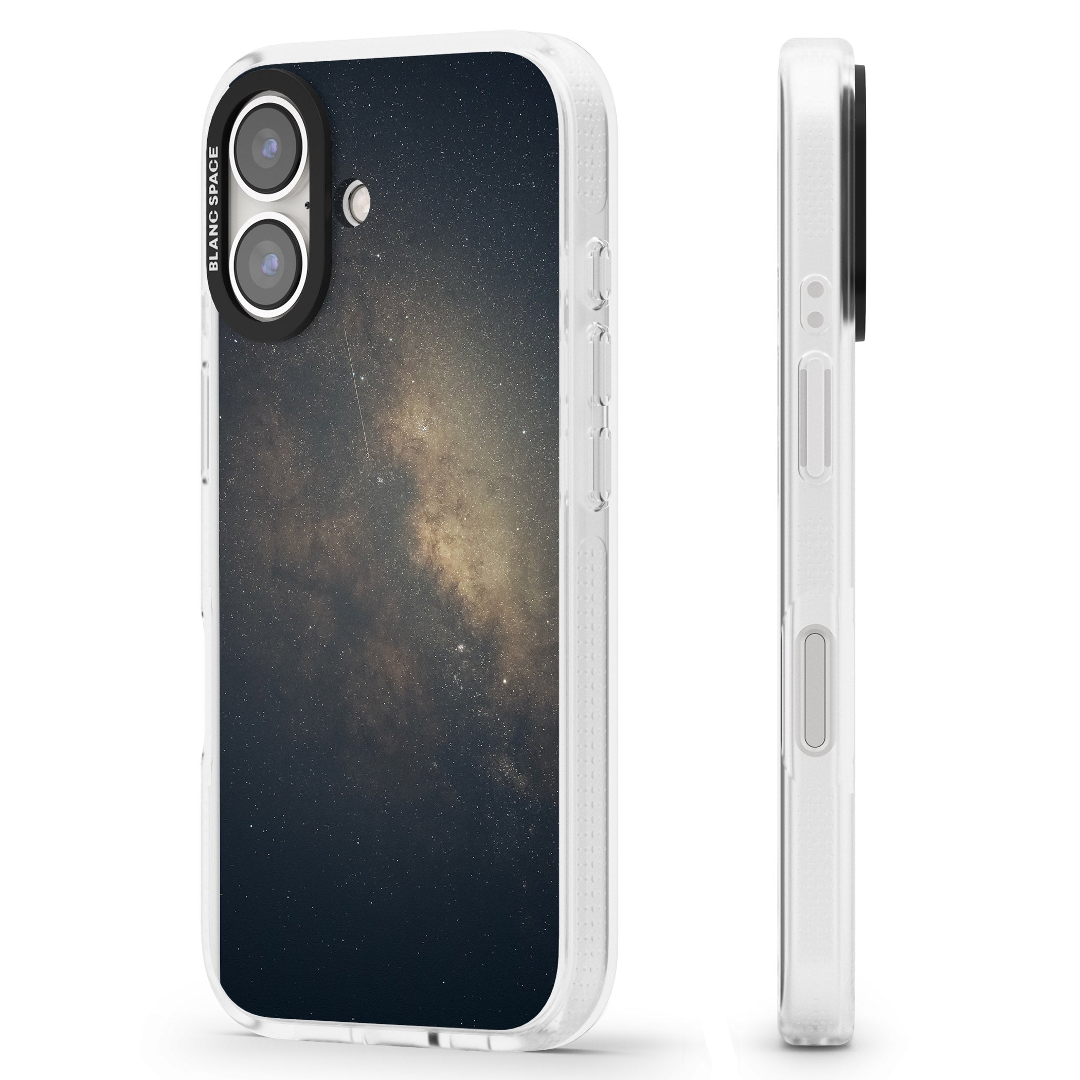 Night Sky Photograph iPhone 16 / 16 Plus Clear Case Impact Air - Blanc Space