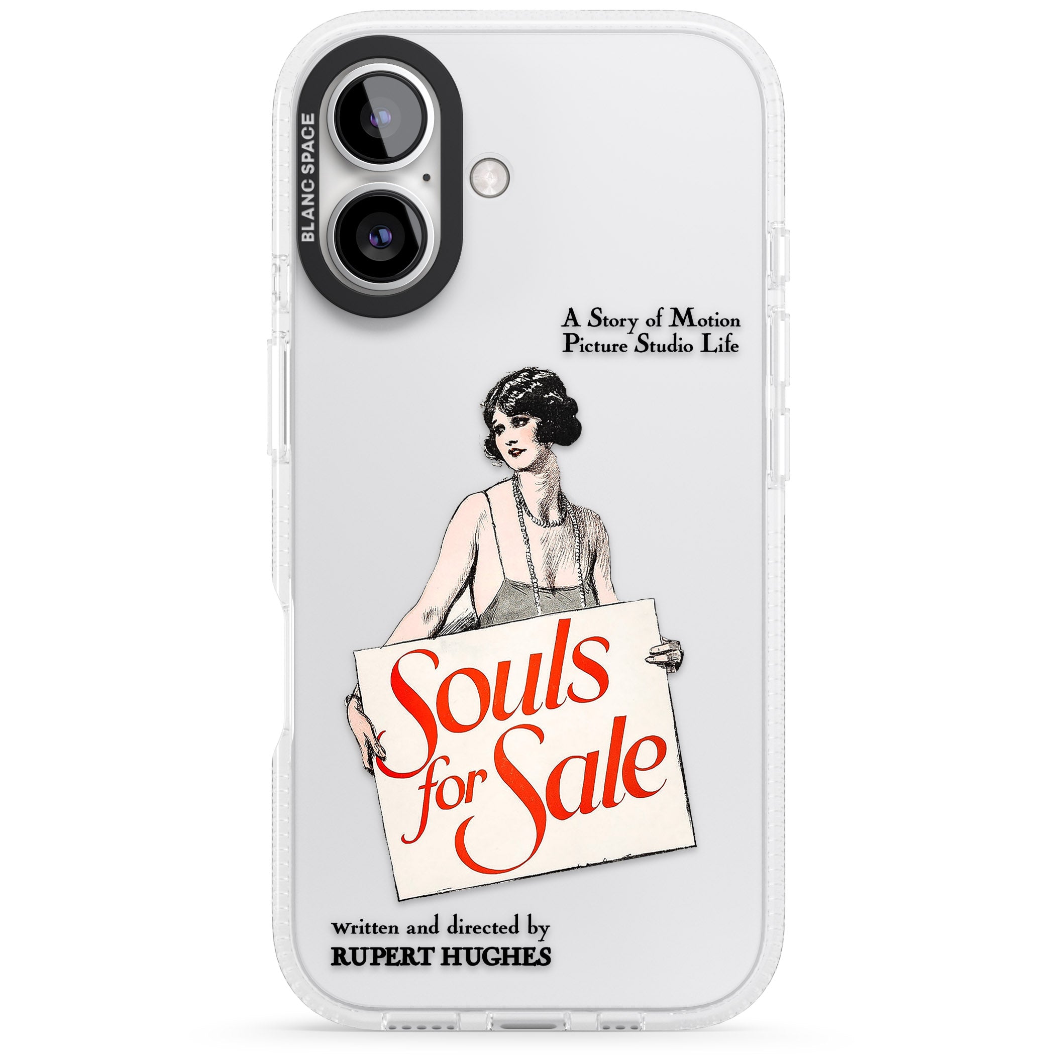 Souls for Sale Poster iPhone 16 / 16 Plus Clear Case Impact Air - Blanc Space
