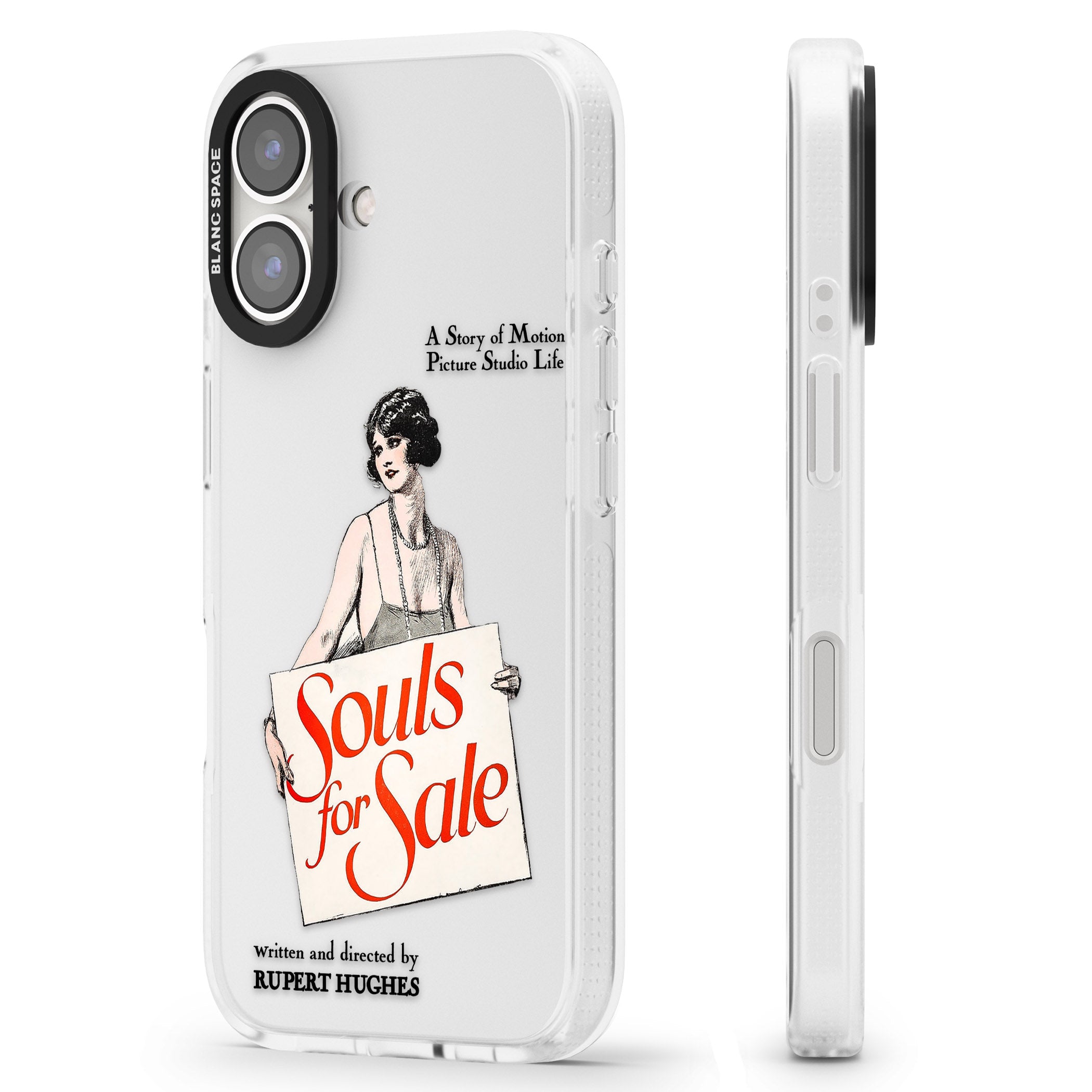 Souls for Sale Poster iPhone 16 / 16 Plus Clear Case Impact Air - Blanc Space