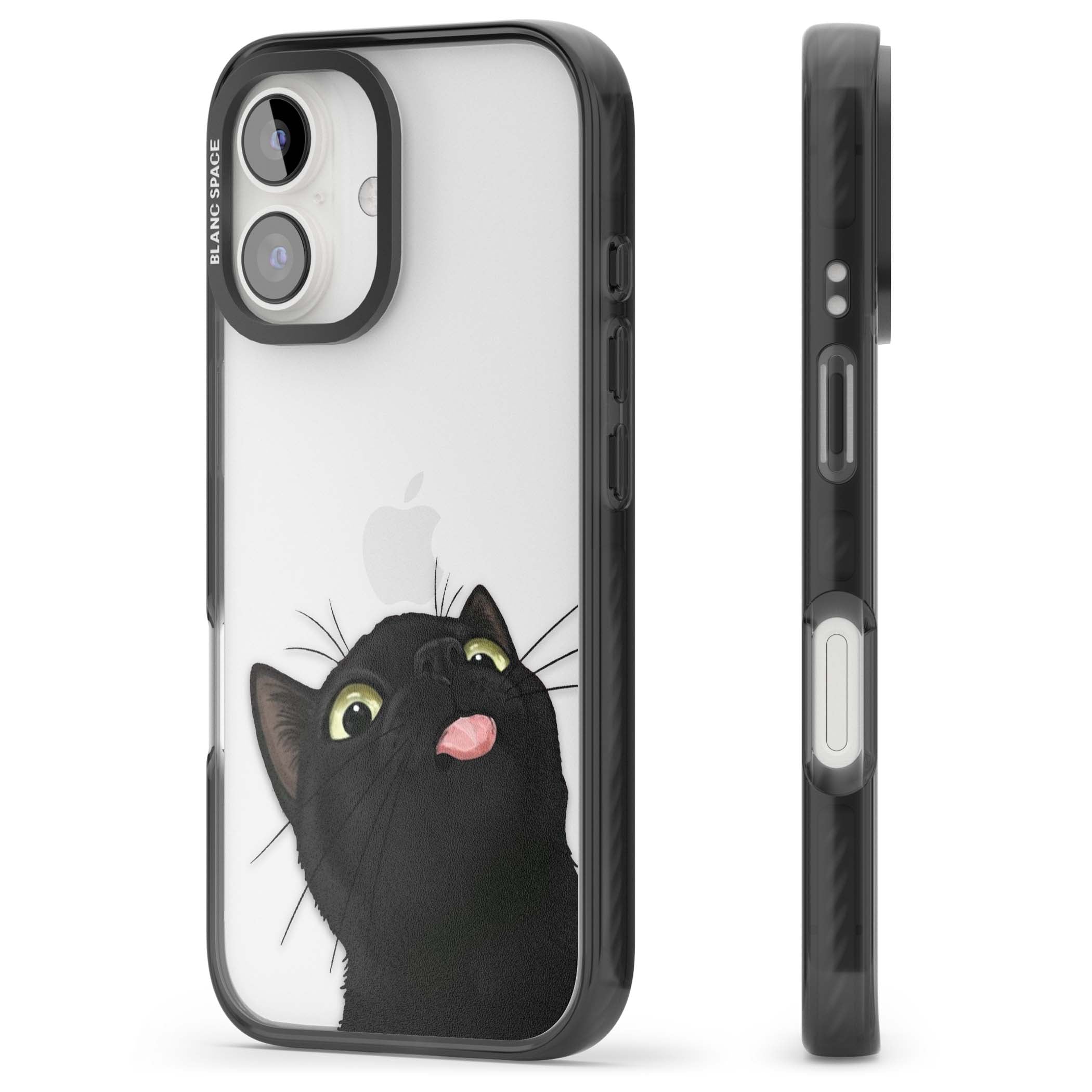 Black Cat Energy for her iPhone case | Black Impact case for iPhone 16, iPhone 16 Plus