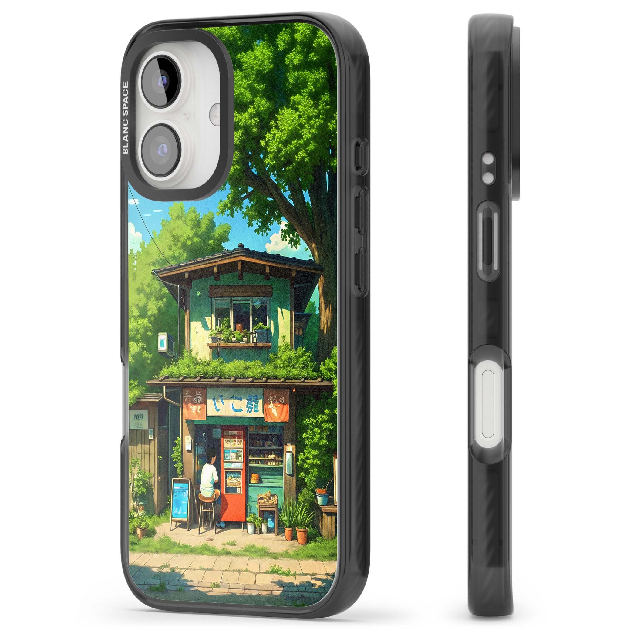 Countryside Kiosk for her iPhone case | Black Impact Magsafe case for iPhone 16, iPhone 16 Plus