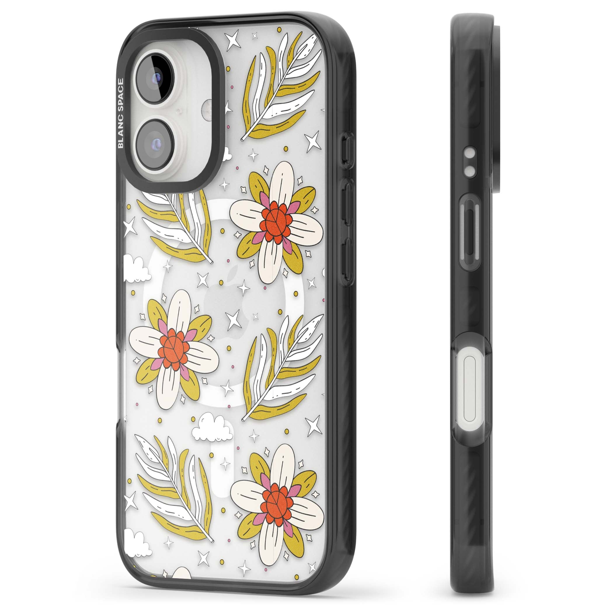 Elevate Your Phone'S Style With This Boho Celestial Sun & Eye Phone Case, Featuring A Mystical Blend Of Suns, All-Seeing Eyes, Butterflies, Stars, And