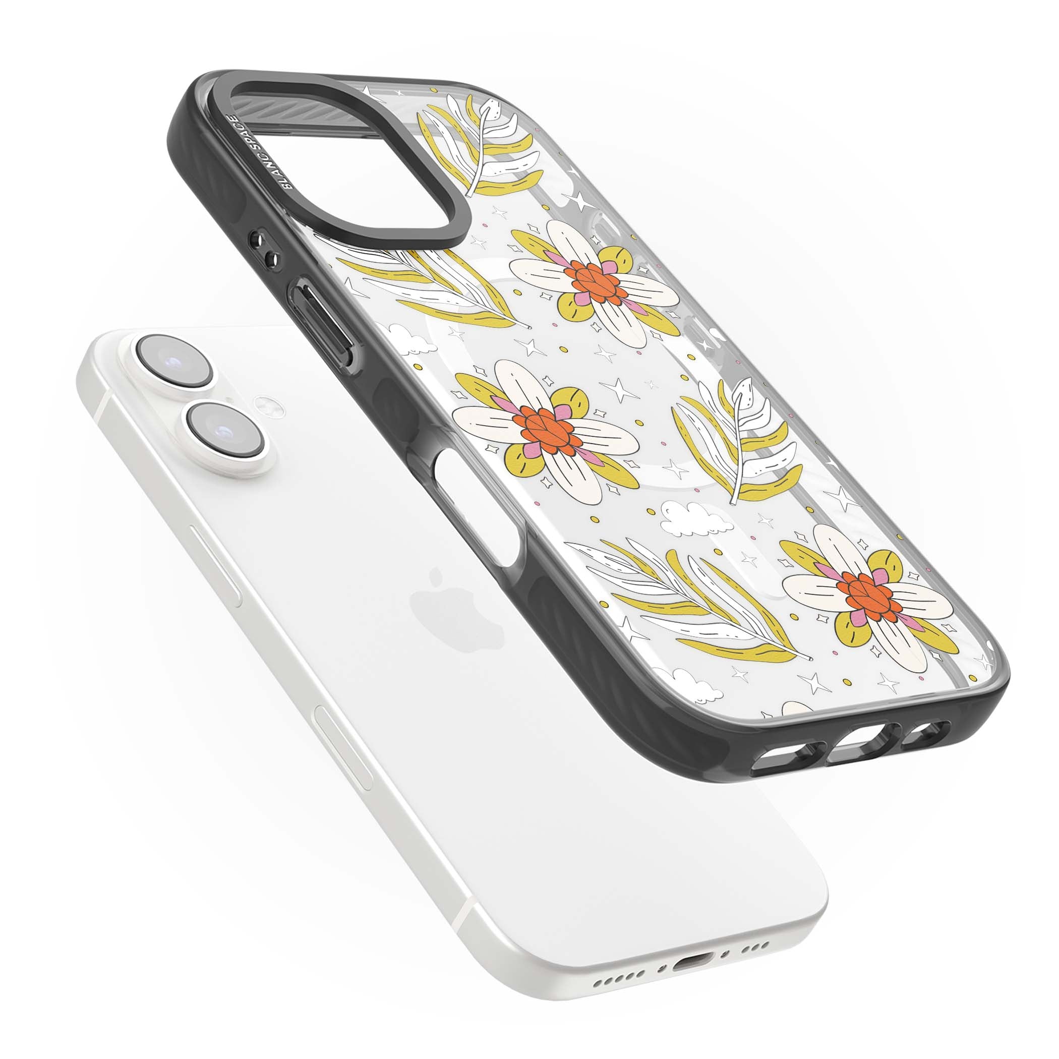 Elevate Your Phone'S Style With This Boho Celestial Sun & Eye Phone Case, Featuring A Mystical Blend Of Suns, All-Seeing Eyes, Butterflies, Stars, And