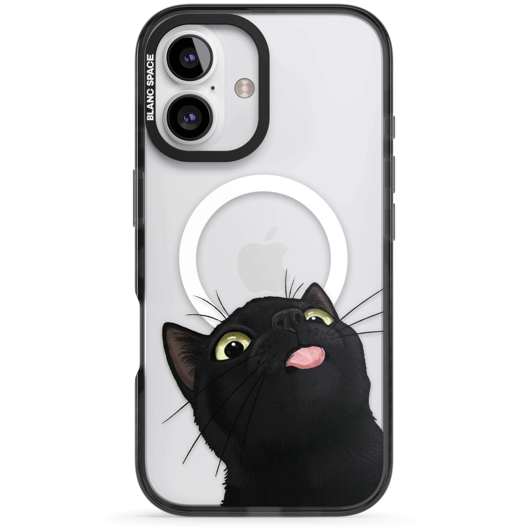 Black Cat Energy for her iPhone case | Black Impact Magsafe case for iPhone 16, iPhone 16 Plus