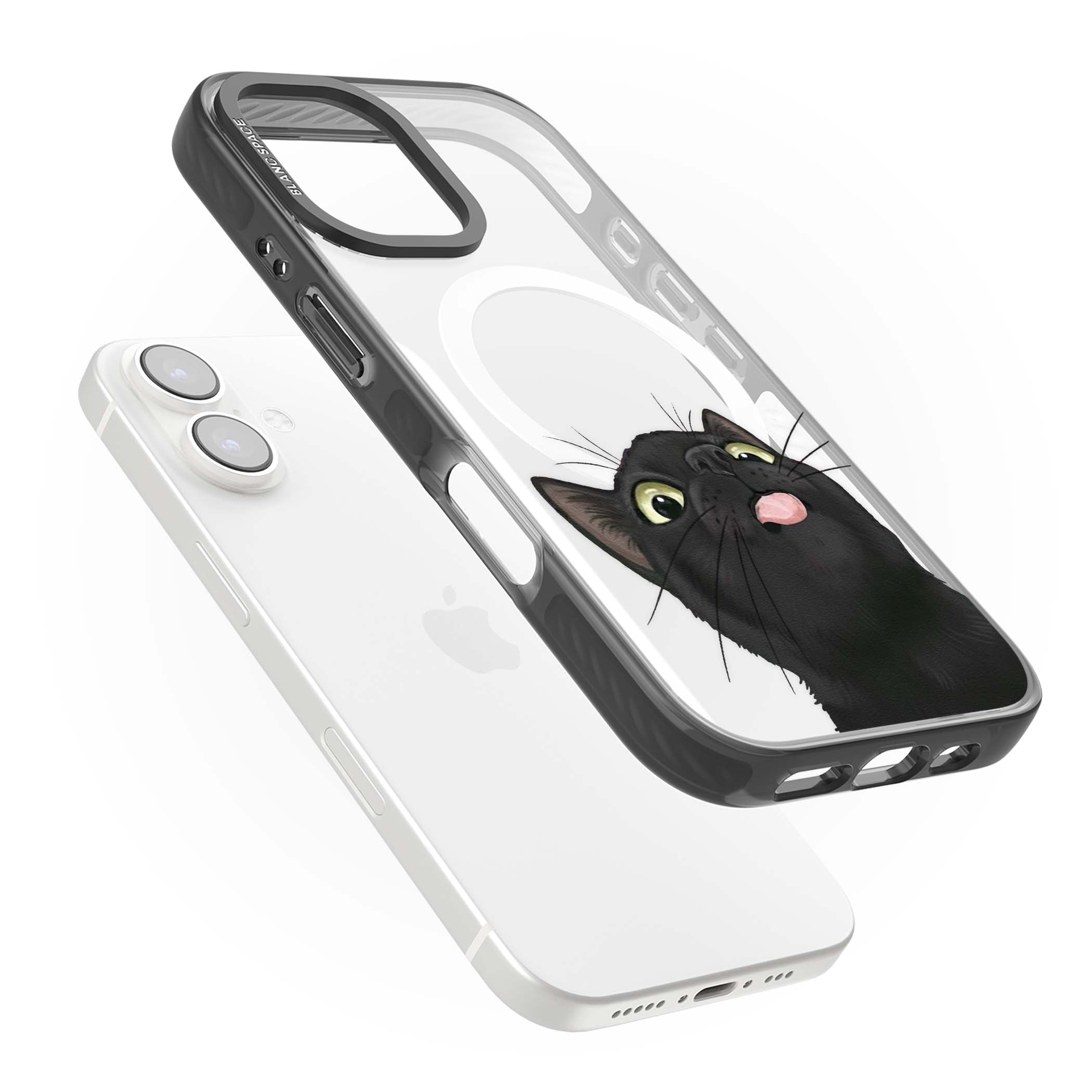 Black Cat Energy for her iPhone case | Black Impact Magsafe case for iPhone 16, iPhone 16 Plus