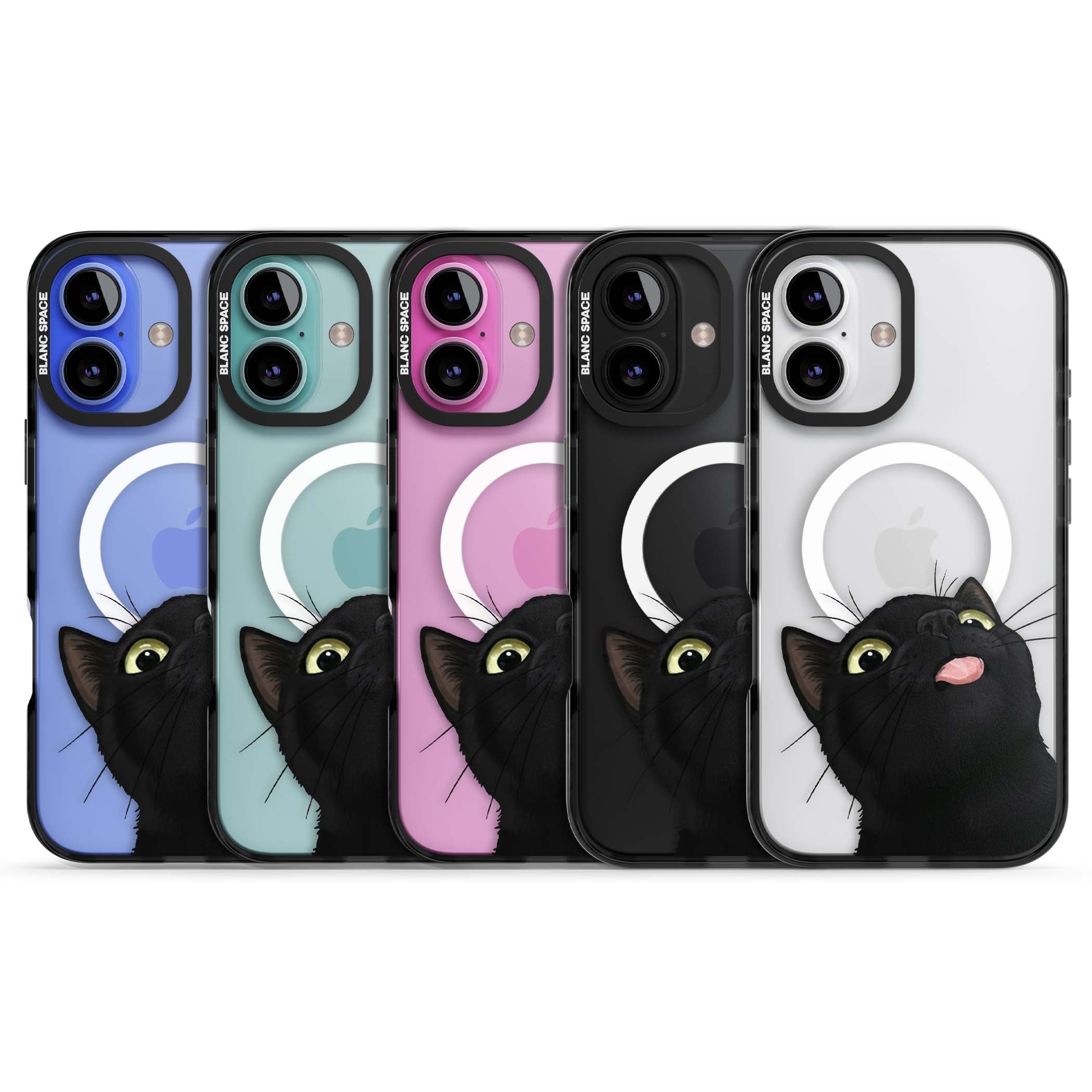 Black Cat Energy for her iPhone case | Black Impact Magsafe case for iPhone 16, iPhone 16 Plus