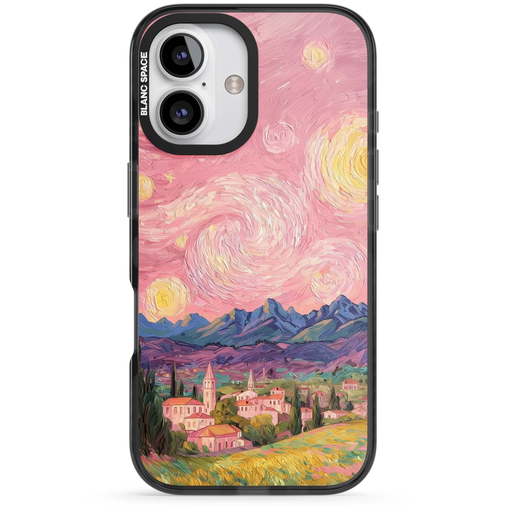 The Starry Sunset for her iPhone case | Black Impact Magsafe case for iPhone 16, iPhone 16 Plus