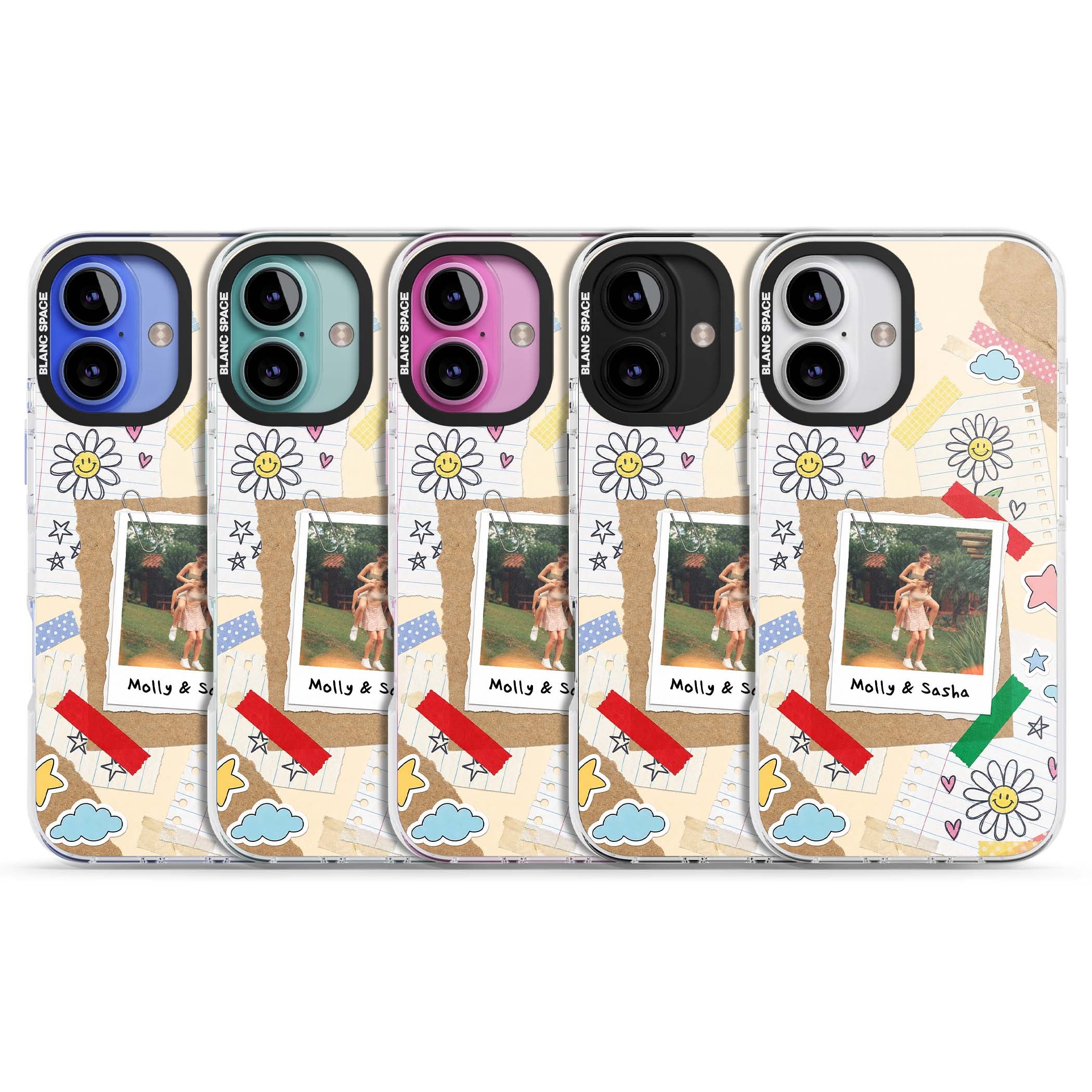 Scrapbook Photo coquette iPhone case | Clear Impact case for iPhone 16, iPhone 16 Plus