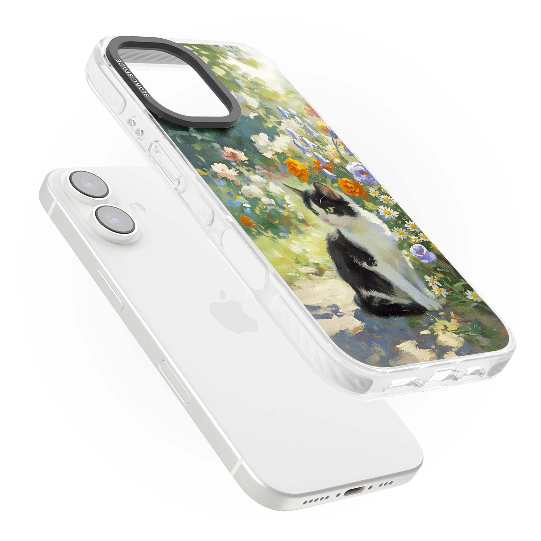 Cat In The Meadow for her iPhone case | Clear Impact case for iPhone 16, iPhone 16 Plus