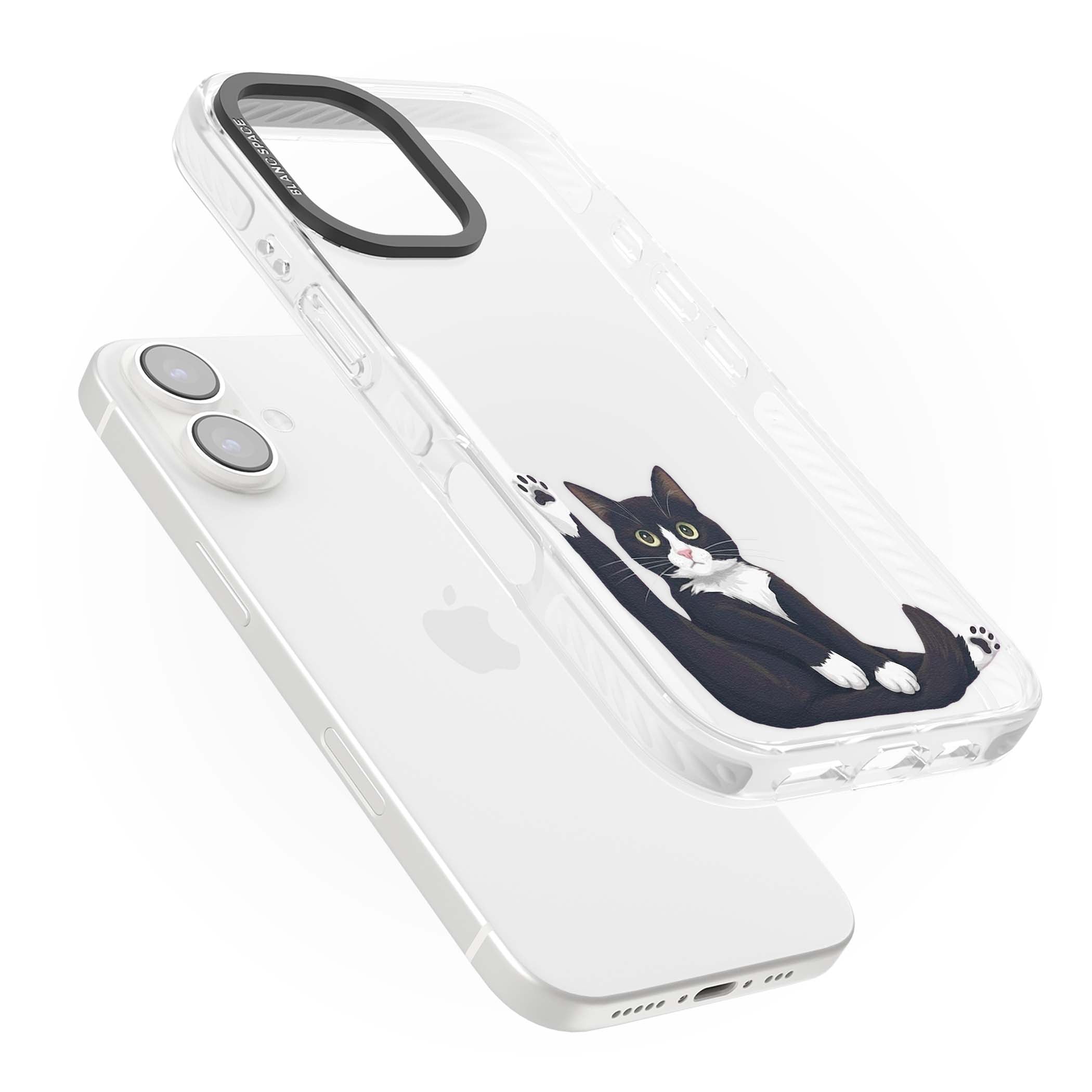Mid-Groom Cat animals iPhone case | Clear Impact case for iPhone 16, iPhone 16 Plus