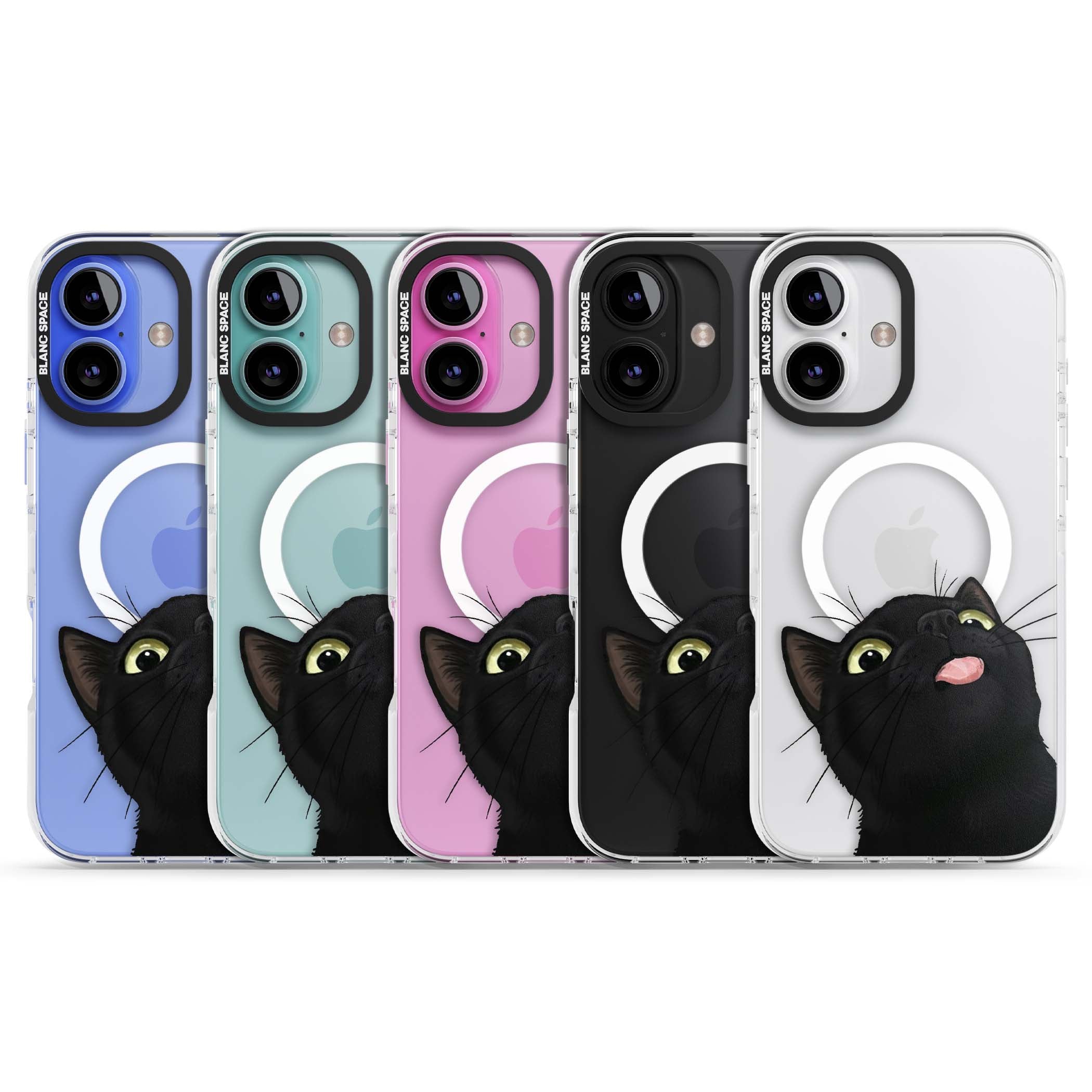 Black Cat Energy for her iPhone case | Impact Magsafe case for iPhone 16, iPhone 16 Plus