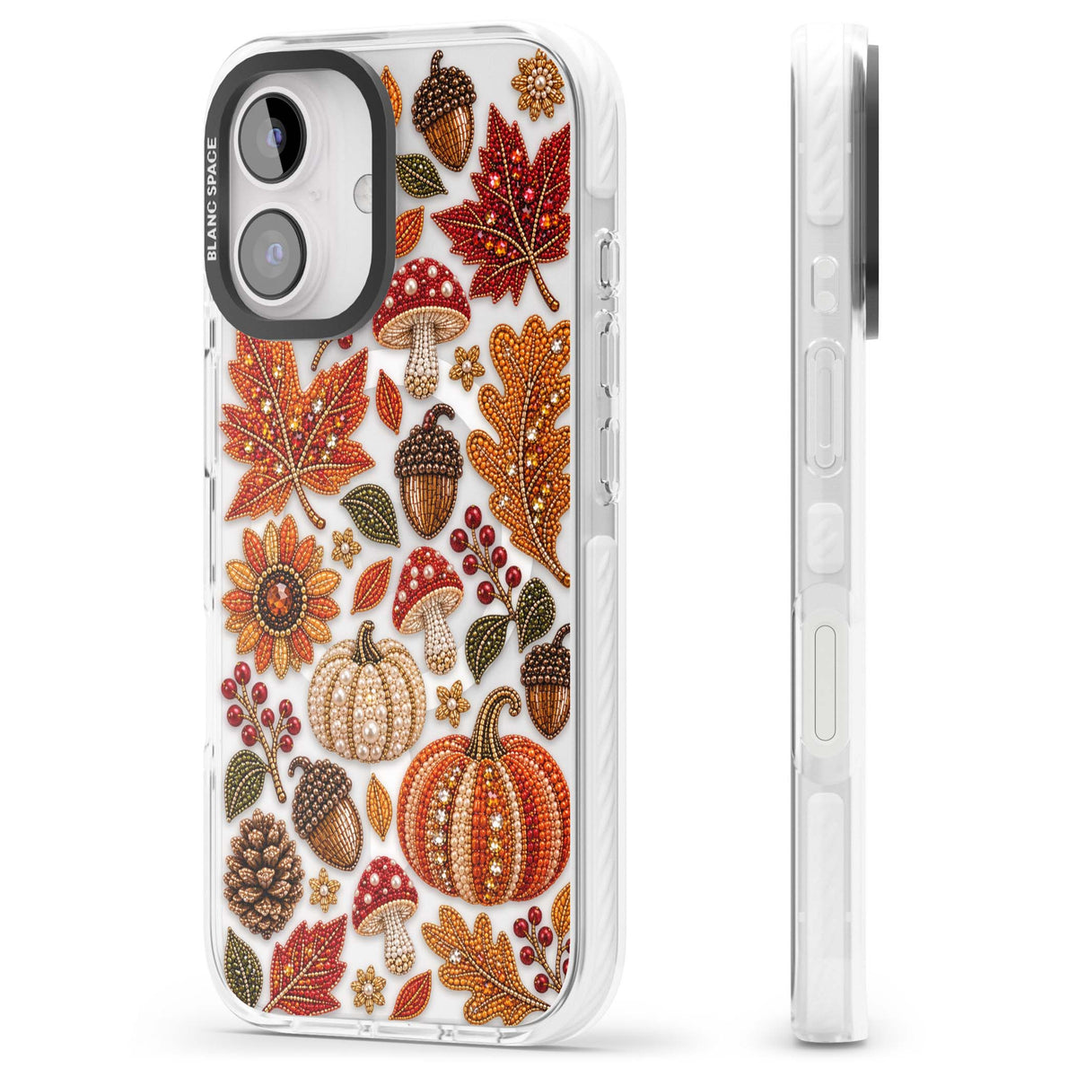 Beaded Autumn iPhone case | Impact Magsafe case for iPhone 16, iPhone 16 Plus